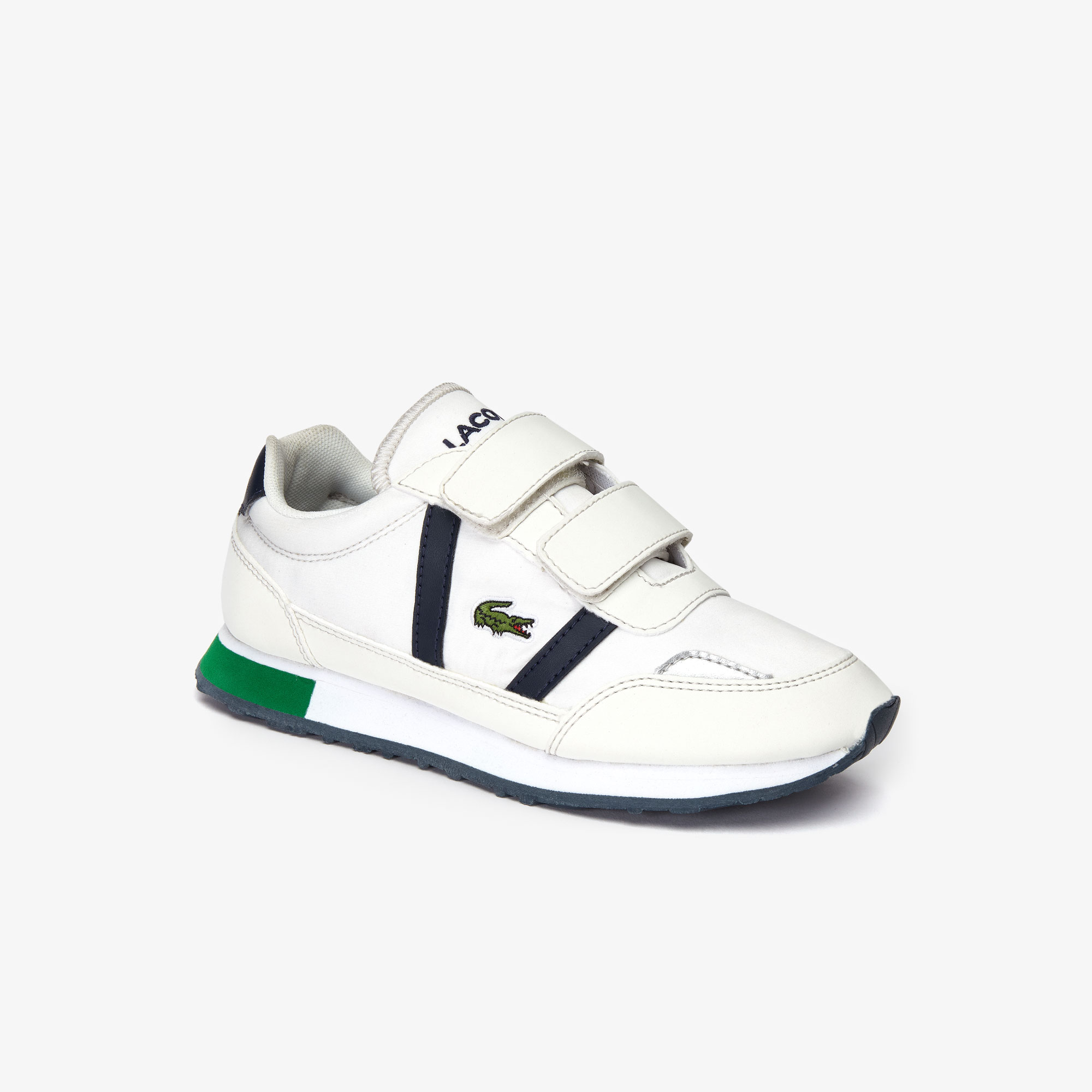 boys navy lacoste trainers