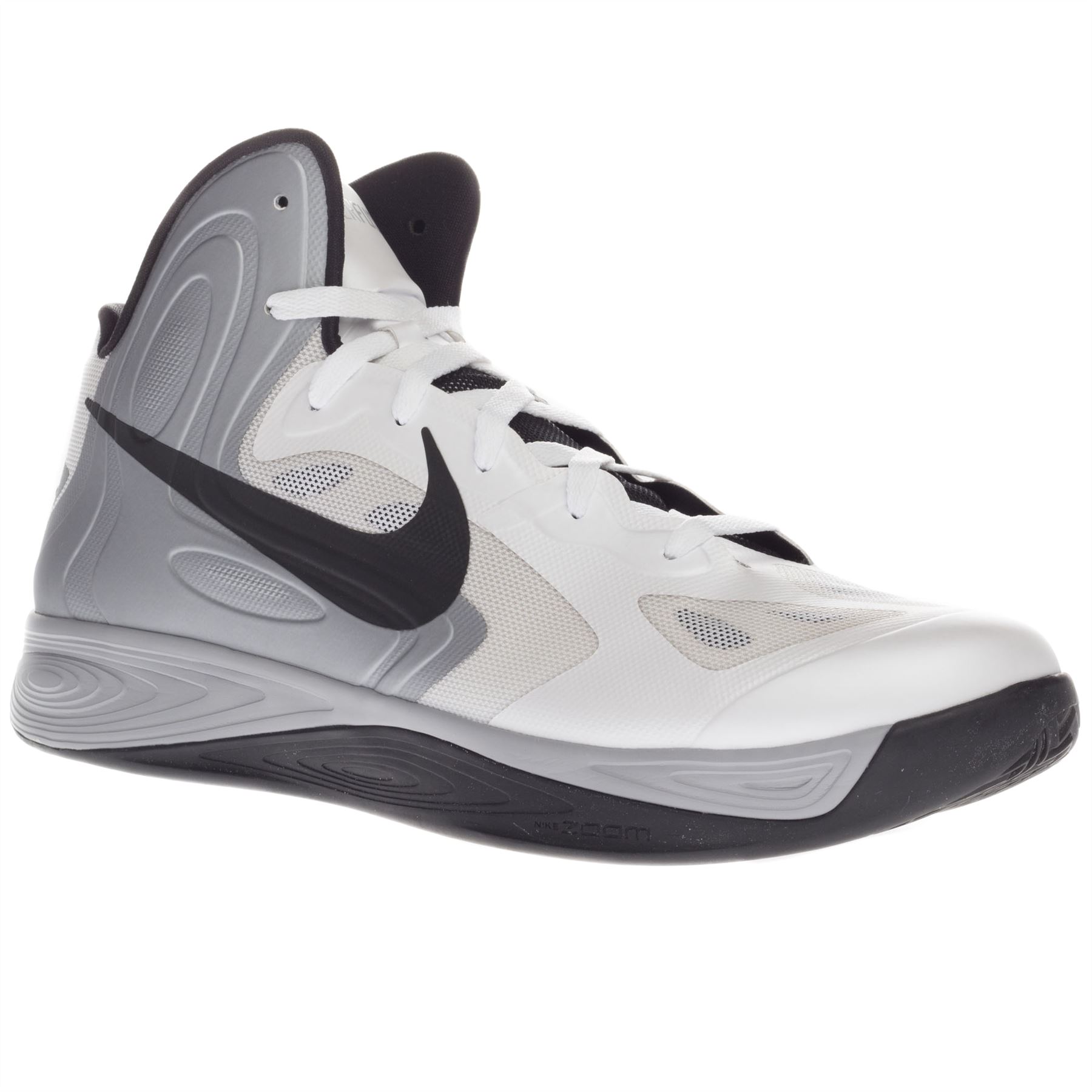 Nike Men's Hyperfuse Hi Top Basketball Sports Running White Trainers