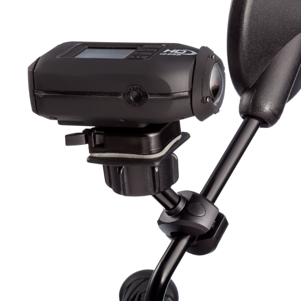 Ultimateaddons Motorcycle Scooter Metal Mirror Mount Kit for GoPro Hero