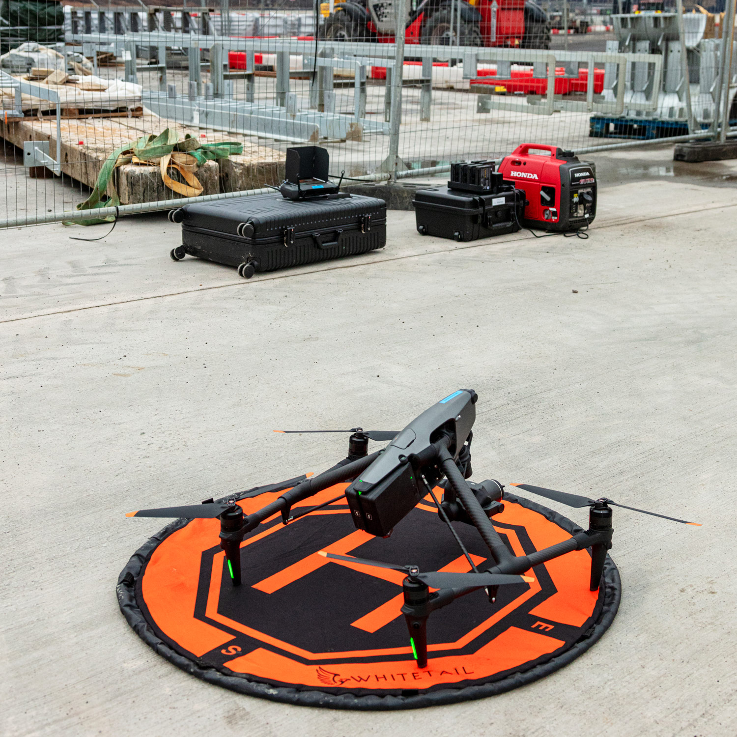 Whitetail Drone Take Off Mat 3ft and 5ft Size Available - Weighted High Quality - Picture 7 of 8