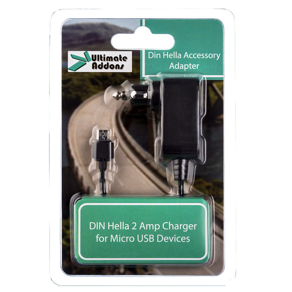 Ultimateaddons Din Hella Charger Cable for Motorcycle Motorbike
