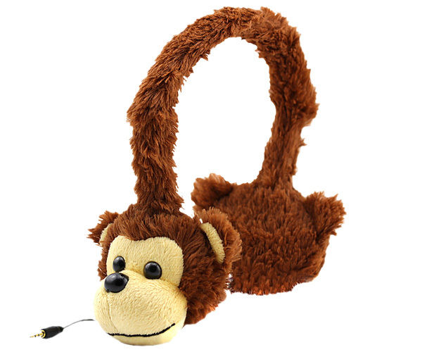 Fluffy Animal Childrens Kids 3.5mm Fun Headphones for Vtech InnoTab Max ...