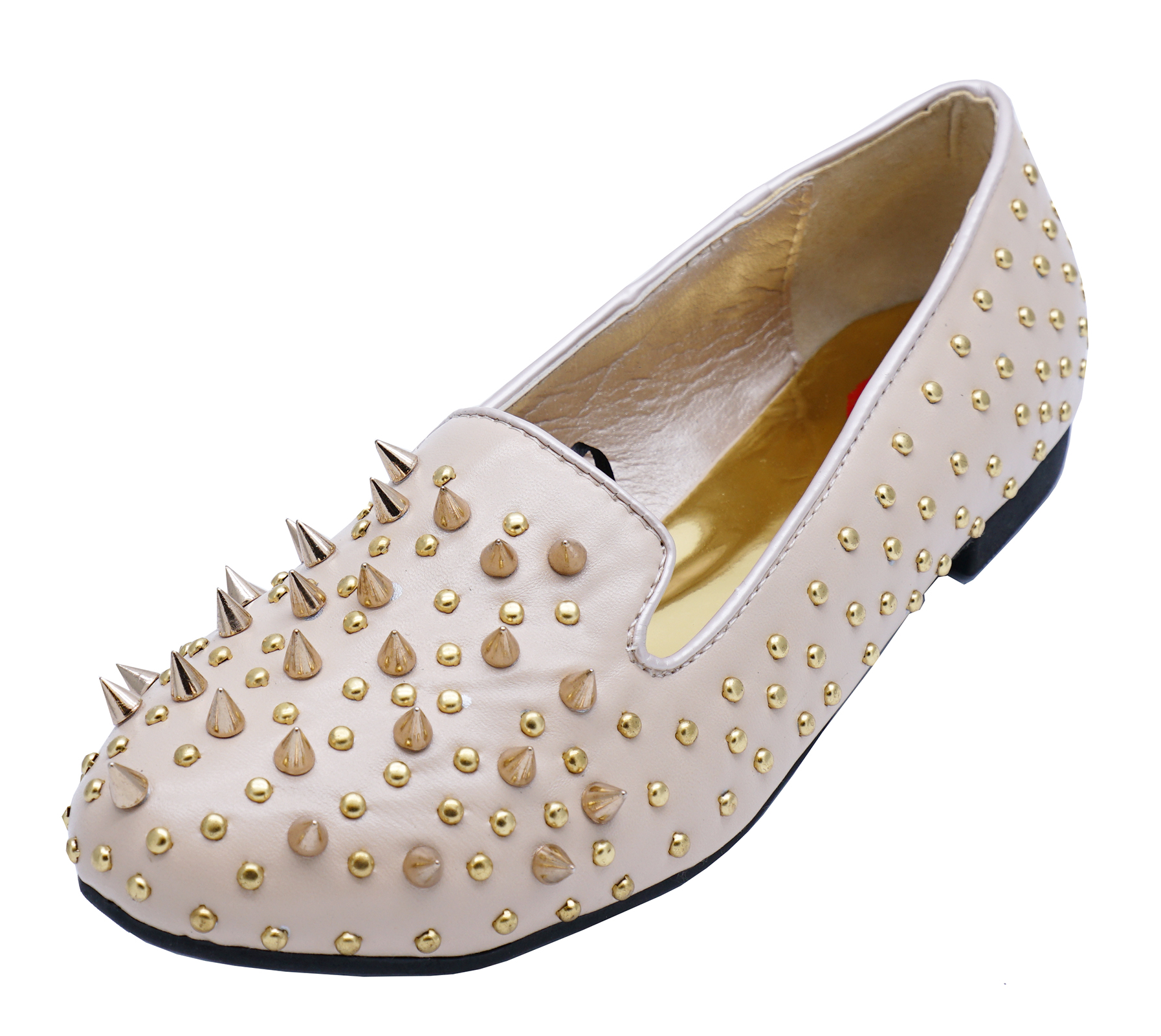 nude stud shoes