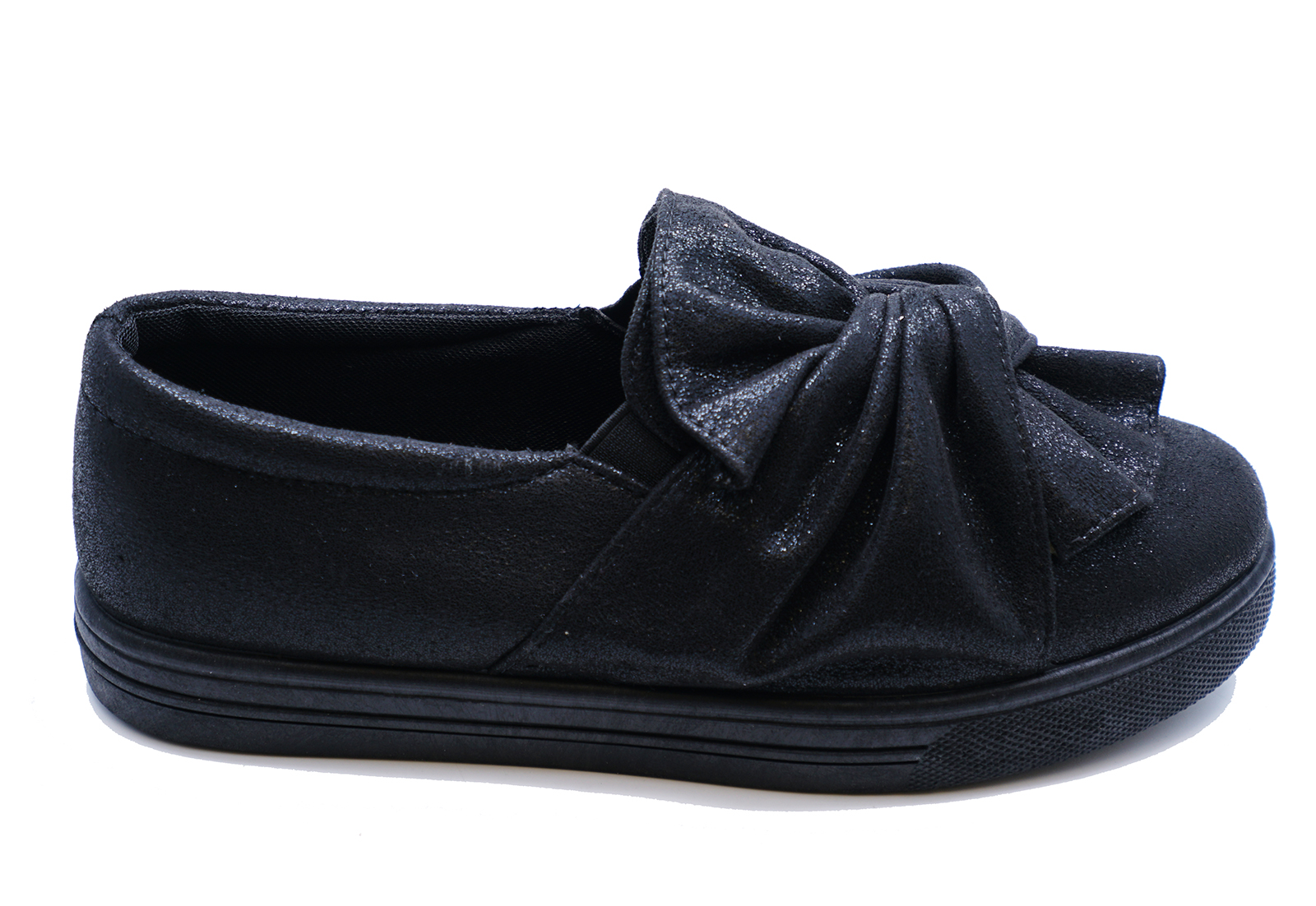 ladies black plimsolls uk