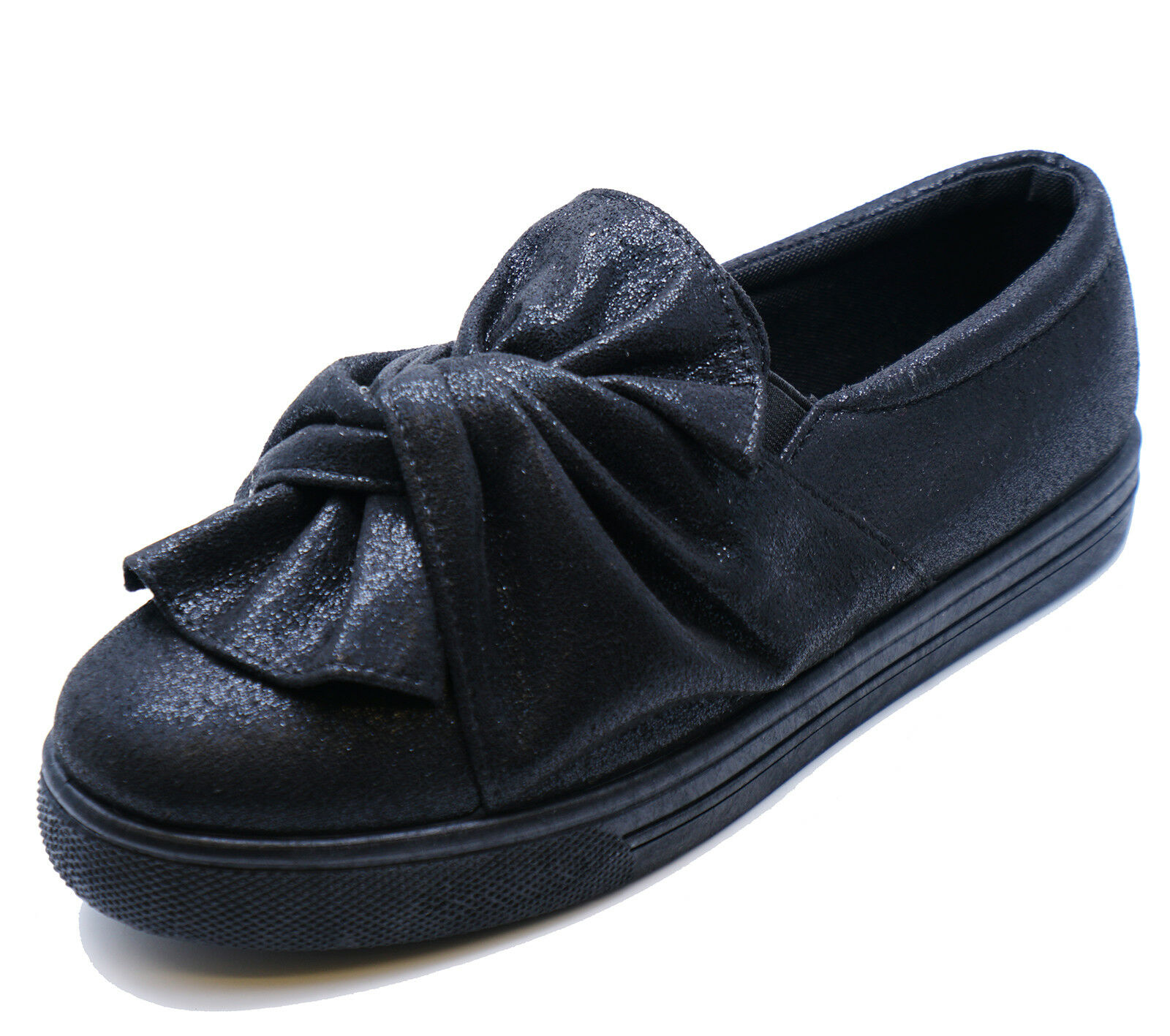 ladies black plimsolls uk