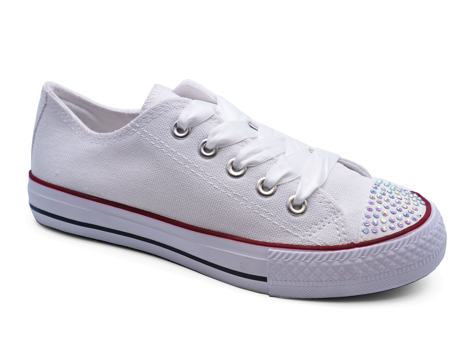 childrens white canvas pumps