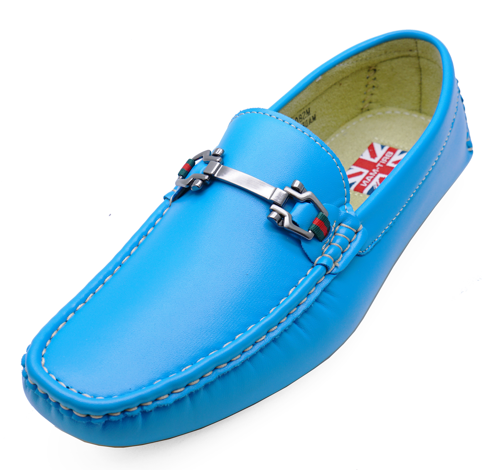 suit with moccasins