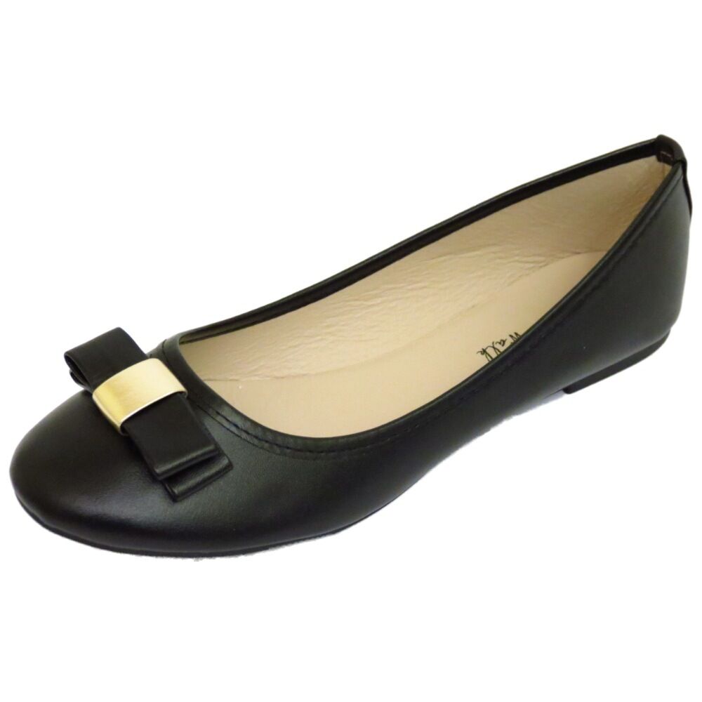 flat black dolly shoes