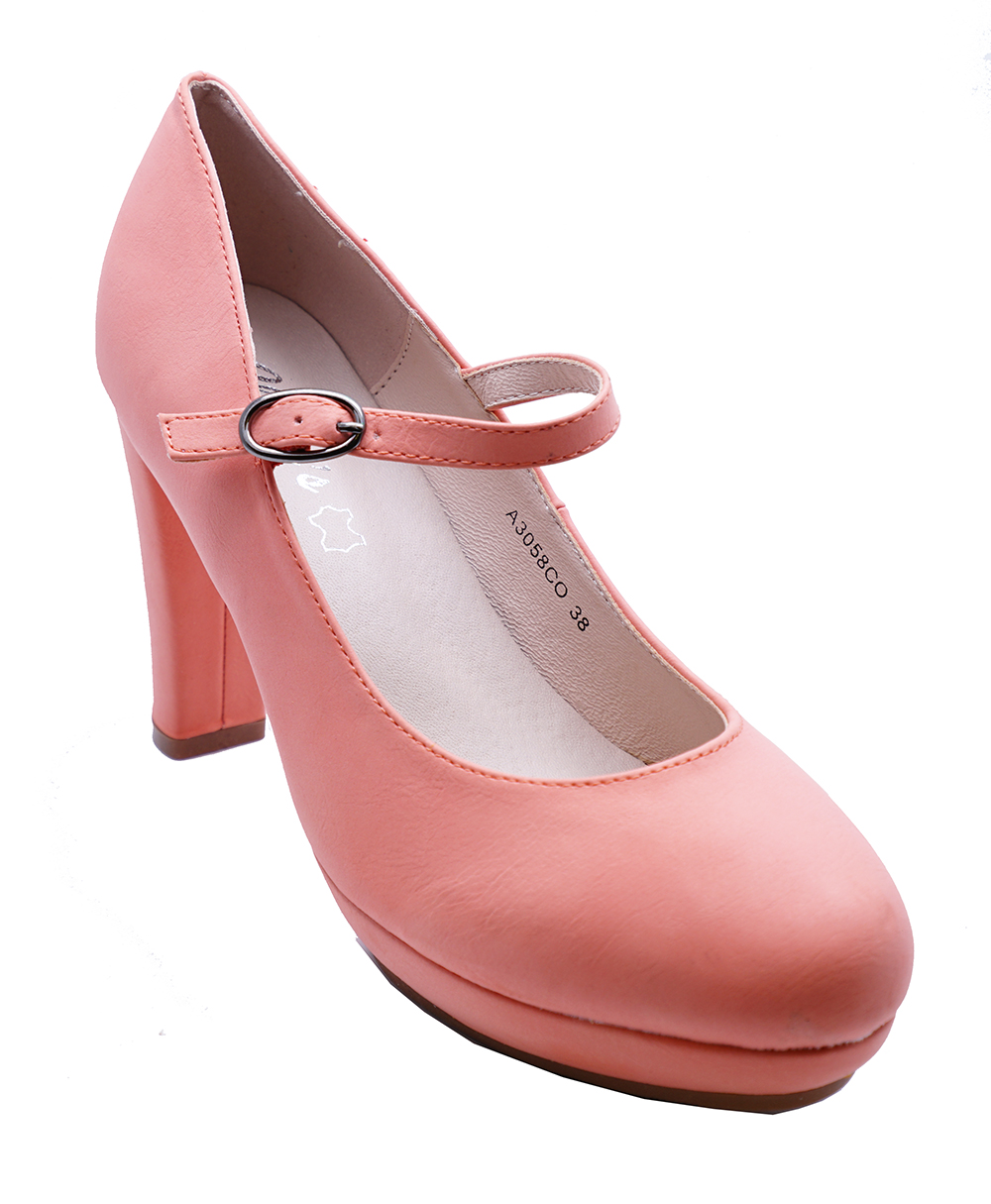 LADIES CORAL HIGHHEEL MARYJANE COMFY WORK SLIPON CASUAL LADIES CORAL HIGHHEEL MARYJANE COMFY WORK SLIPON CASUAL
