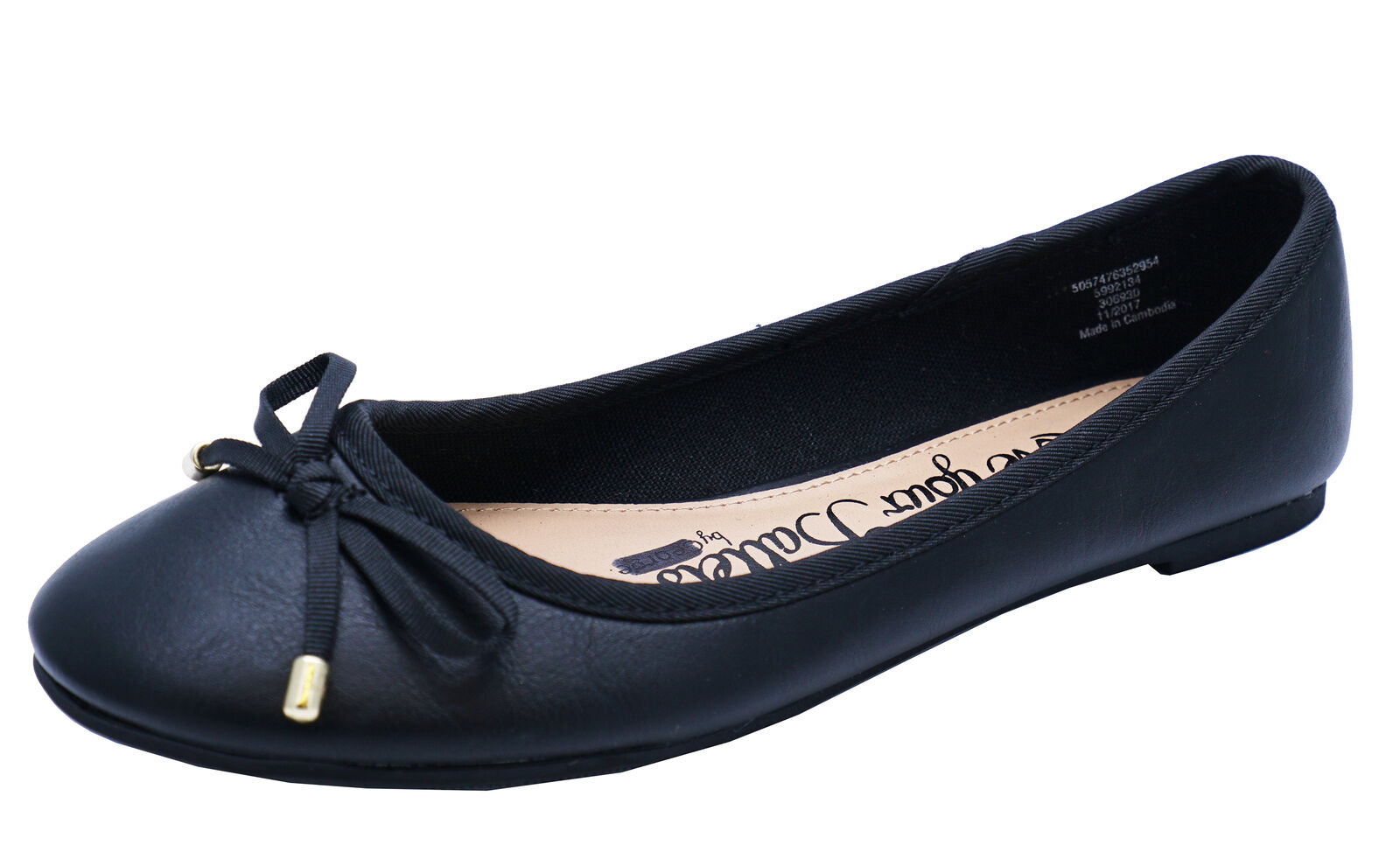 GIRLS KIDS CHILDRENS BLACK SLIP-ON SCHOOL BALLET PUMPS SMART FLAT SHOES