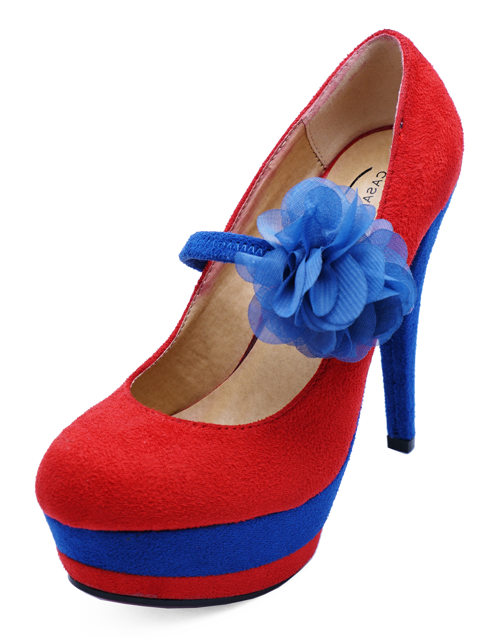 ladies blue court shoes