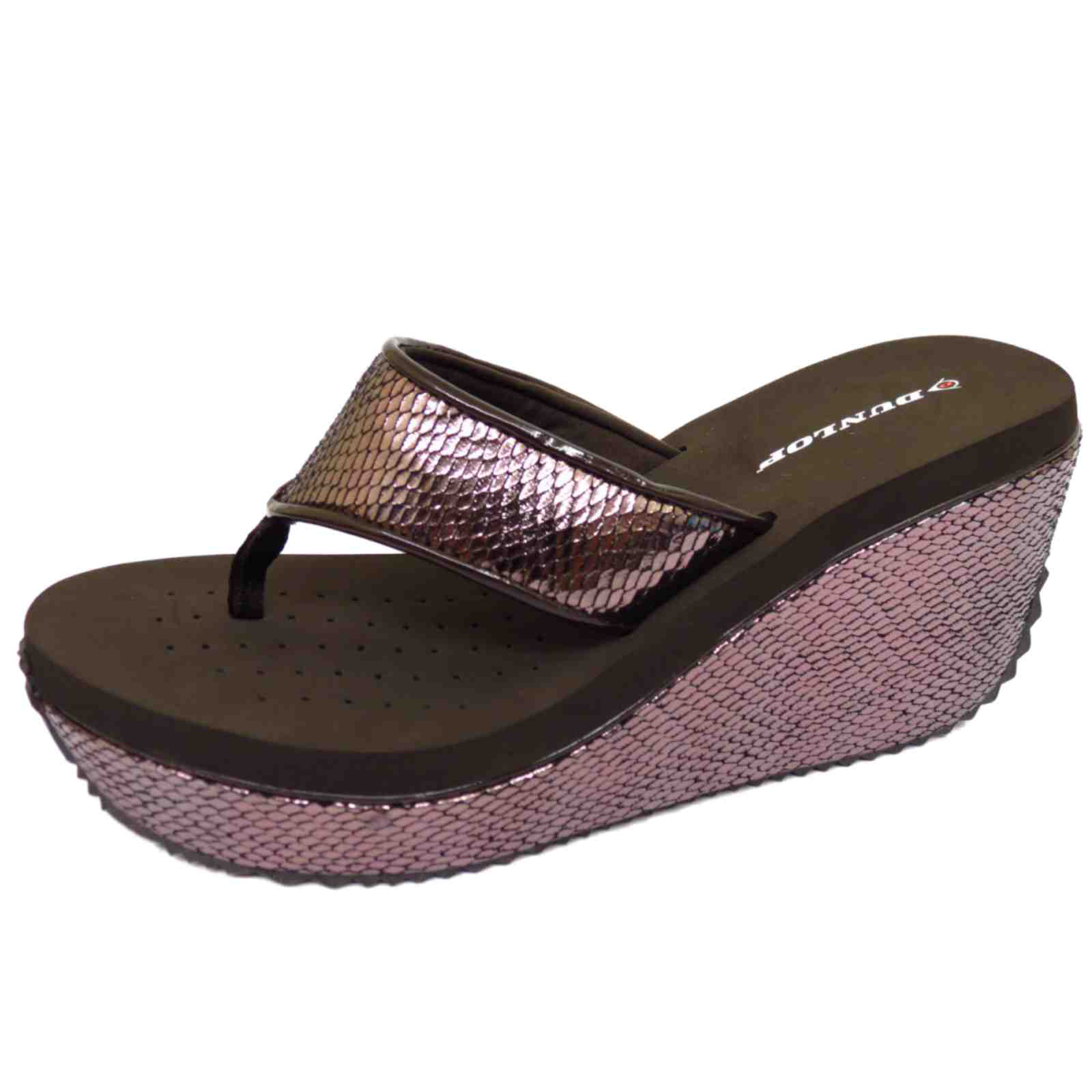 platform wedge flip flops