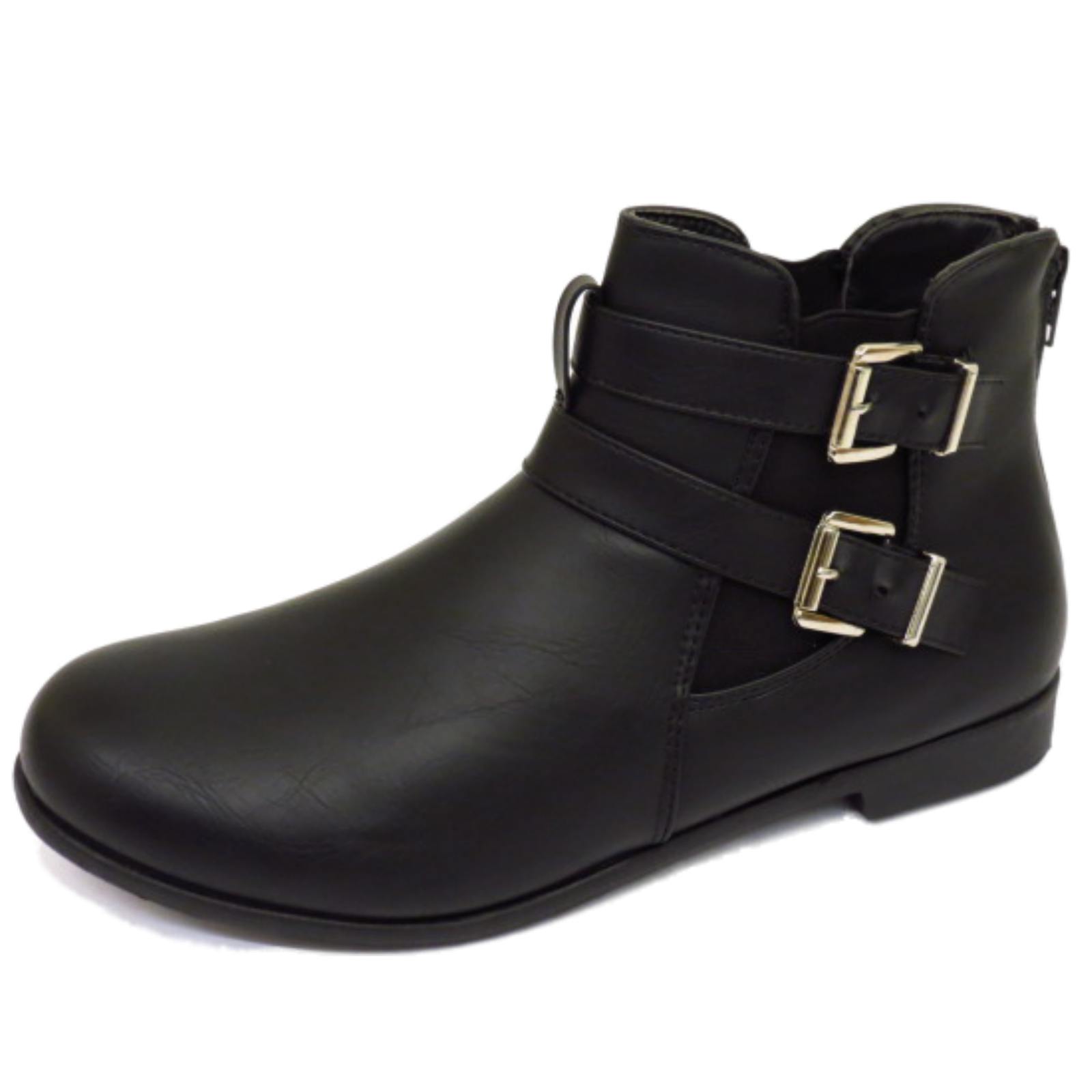 ladies flat ankle boots uk