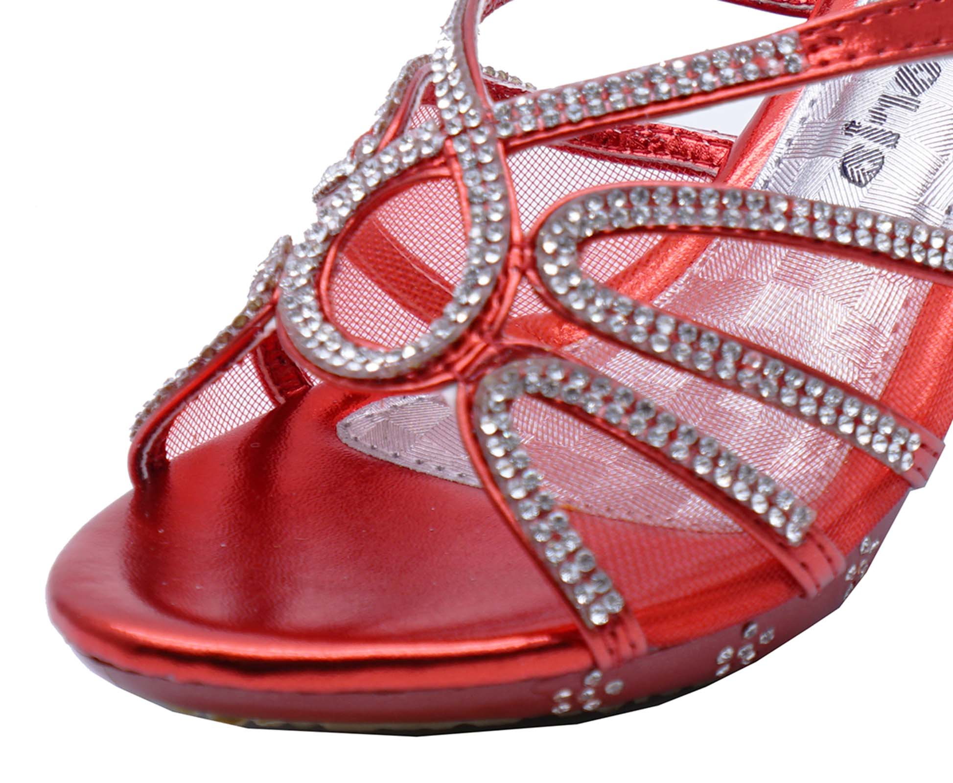 GIRLS CHILDRENS RED DRESSUP DIAMANTE LOWHEEL SANDALS GIRLS CHILDRENS RED DRESSUP DIAMANTE LOWHEEL SANDALS