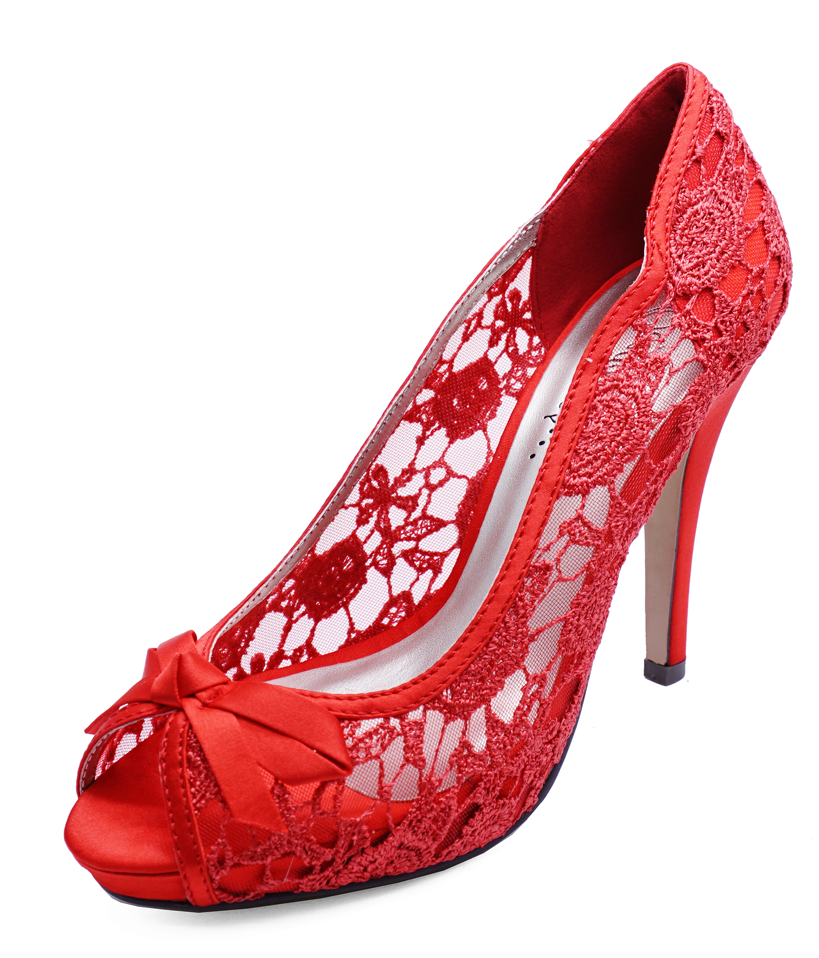 red satin shoes for wedding