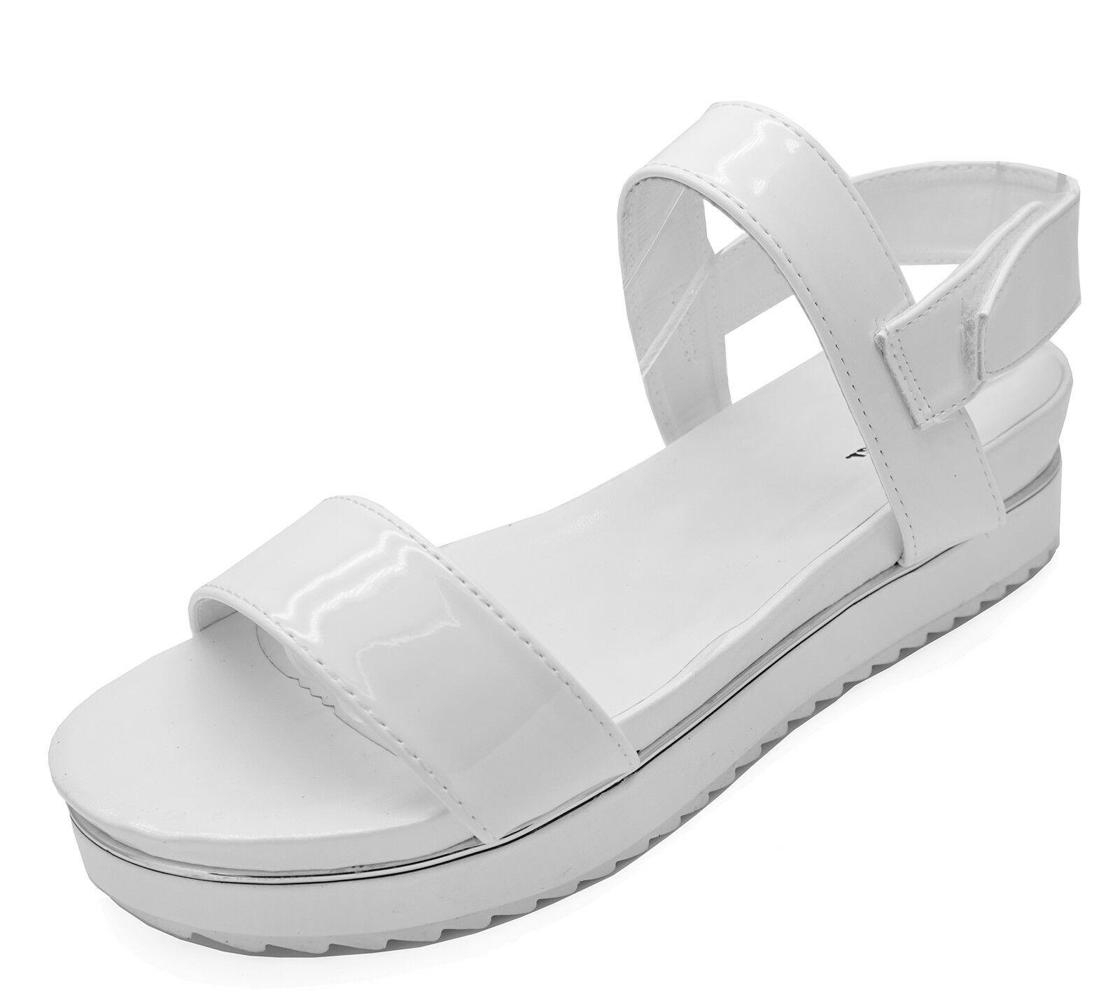 comfy white sandals