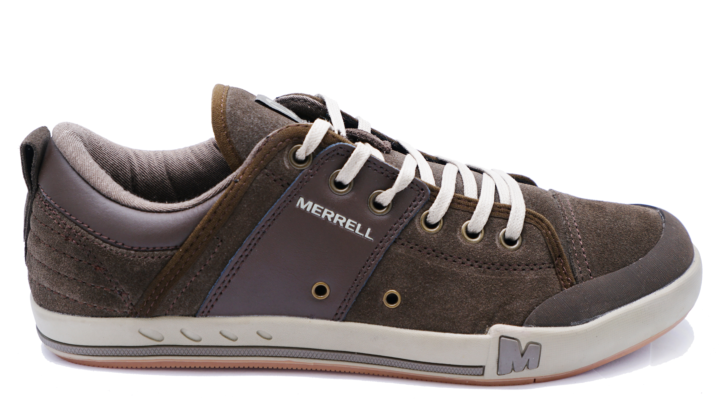 MENS MERRELL RANT DASH LEATHER TRAINERS 