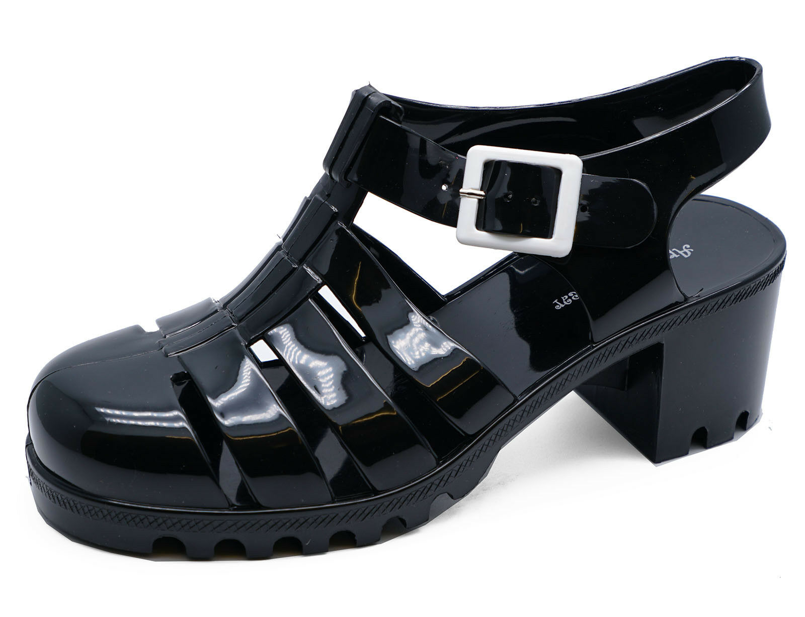 ladies black sandals