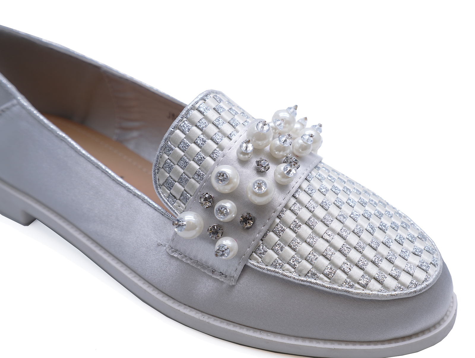 comfy silver shoes