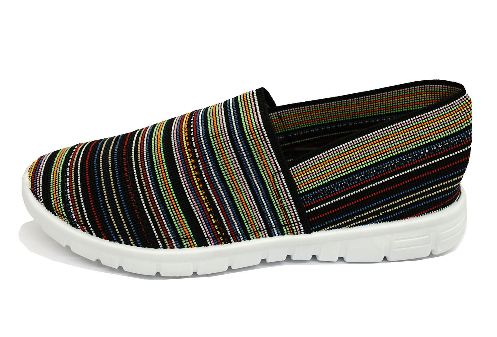 womens black memory foam trainers