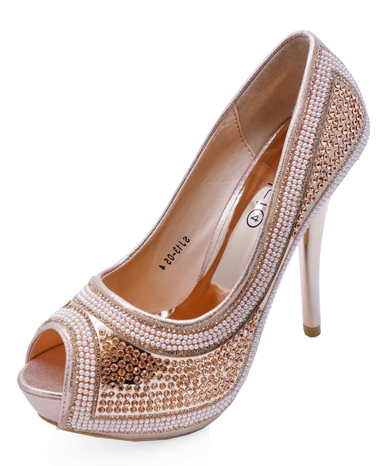 womens rose gold heels