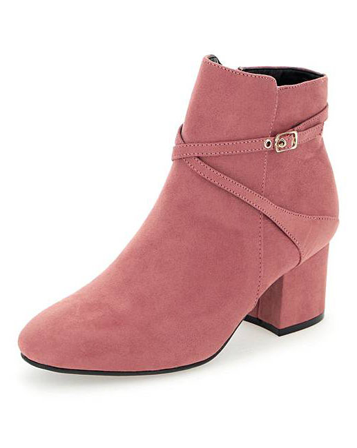 ladies wide fit ankle boots uk