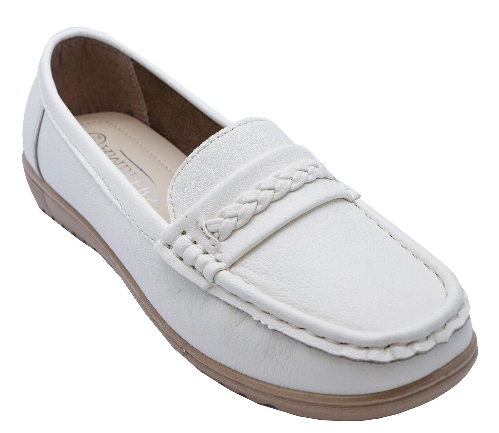 white deck shoes ladies