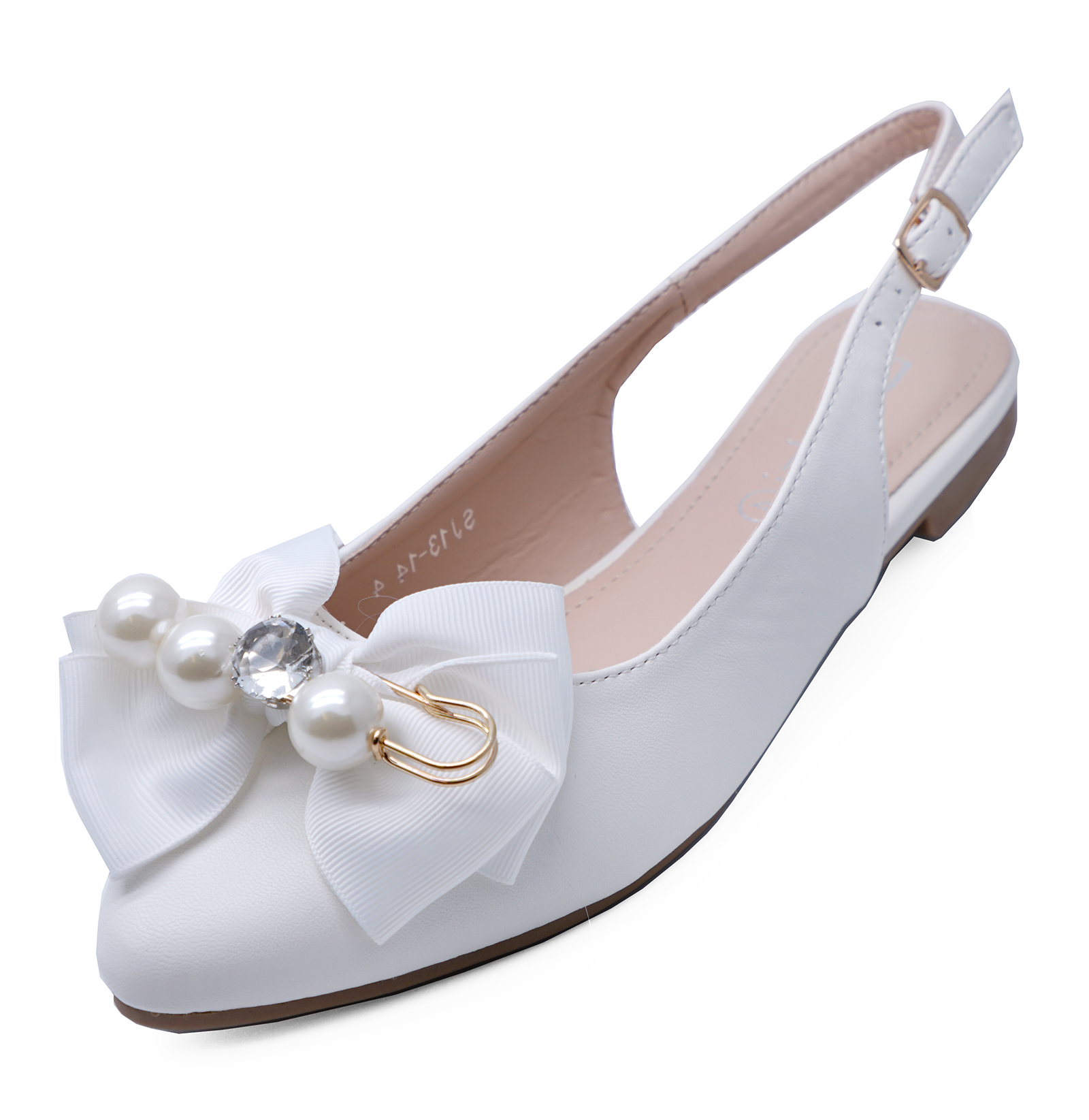 ladies white slip on pumps