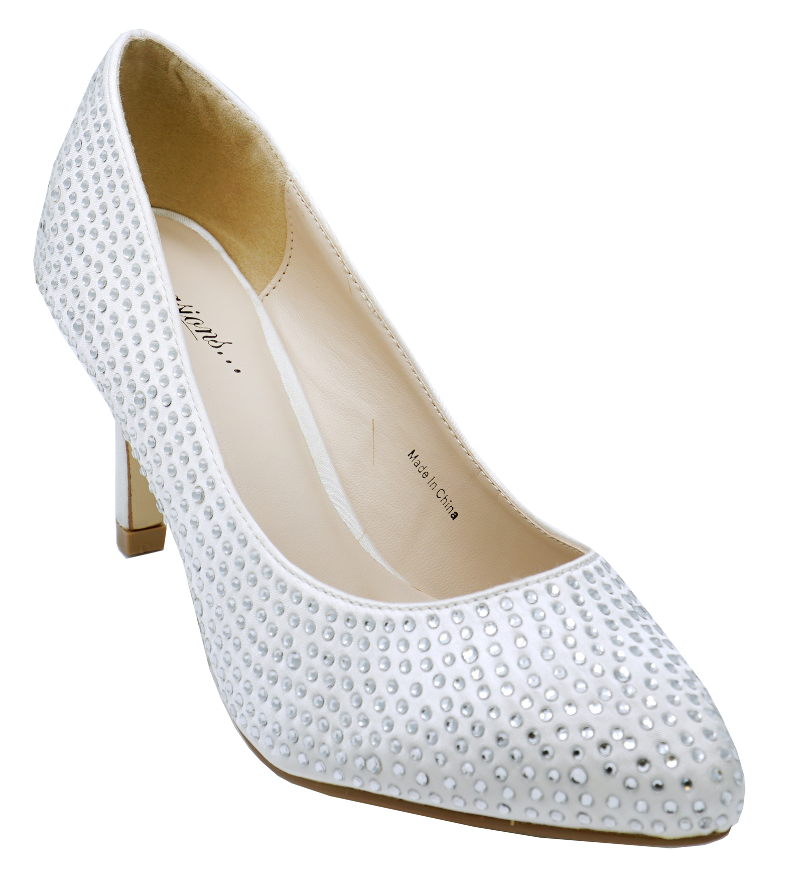 ivory bridal court shoes