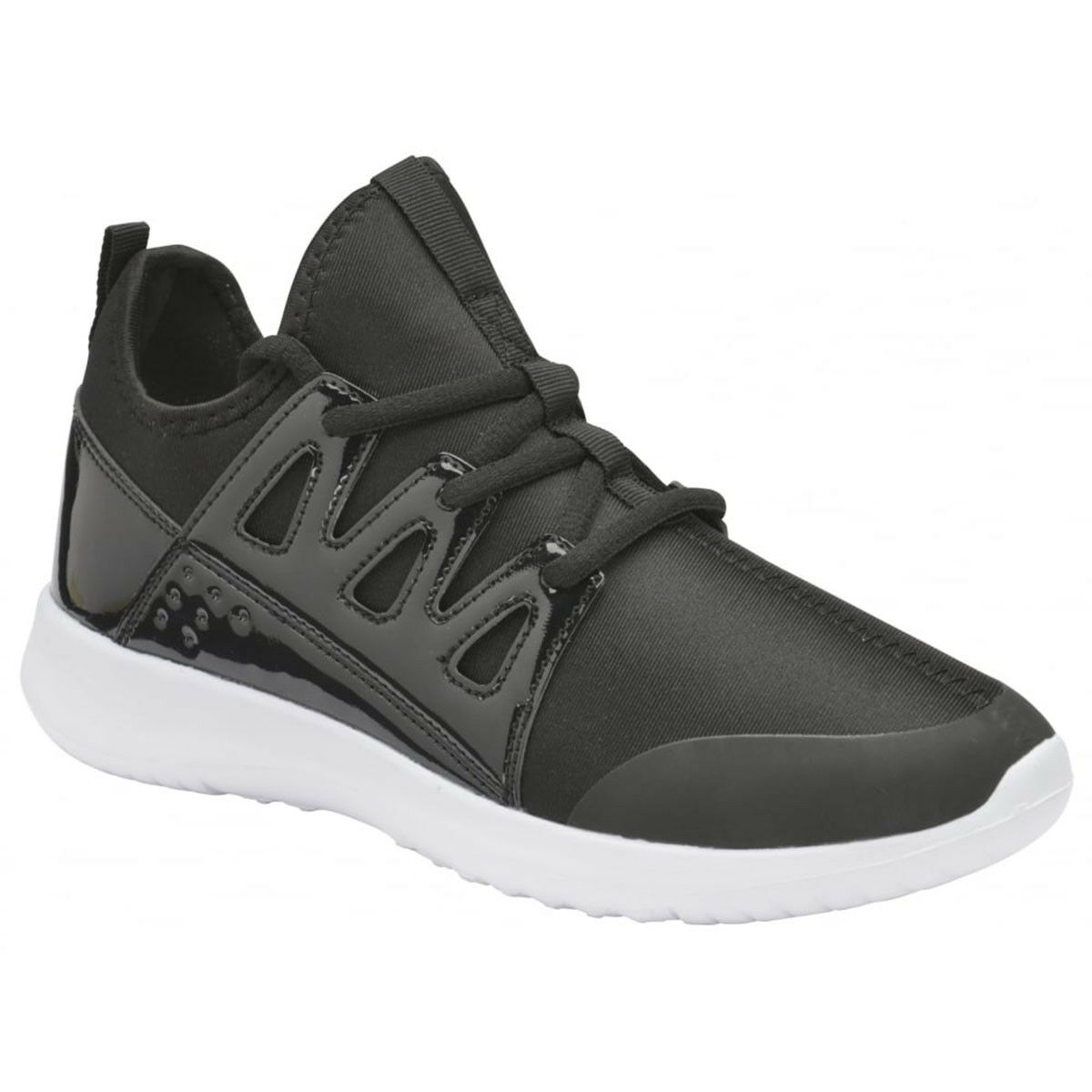 womens black comfy trainers