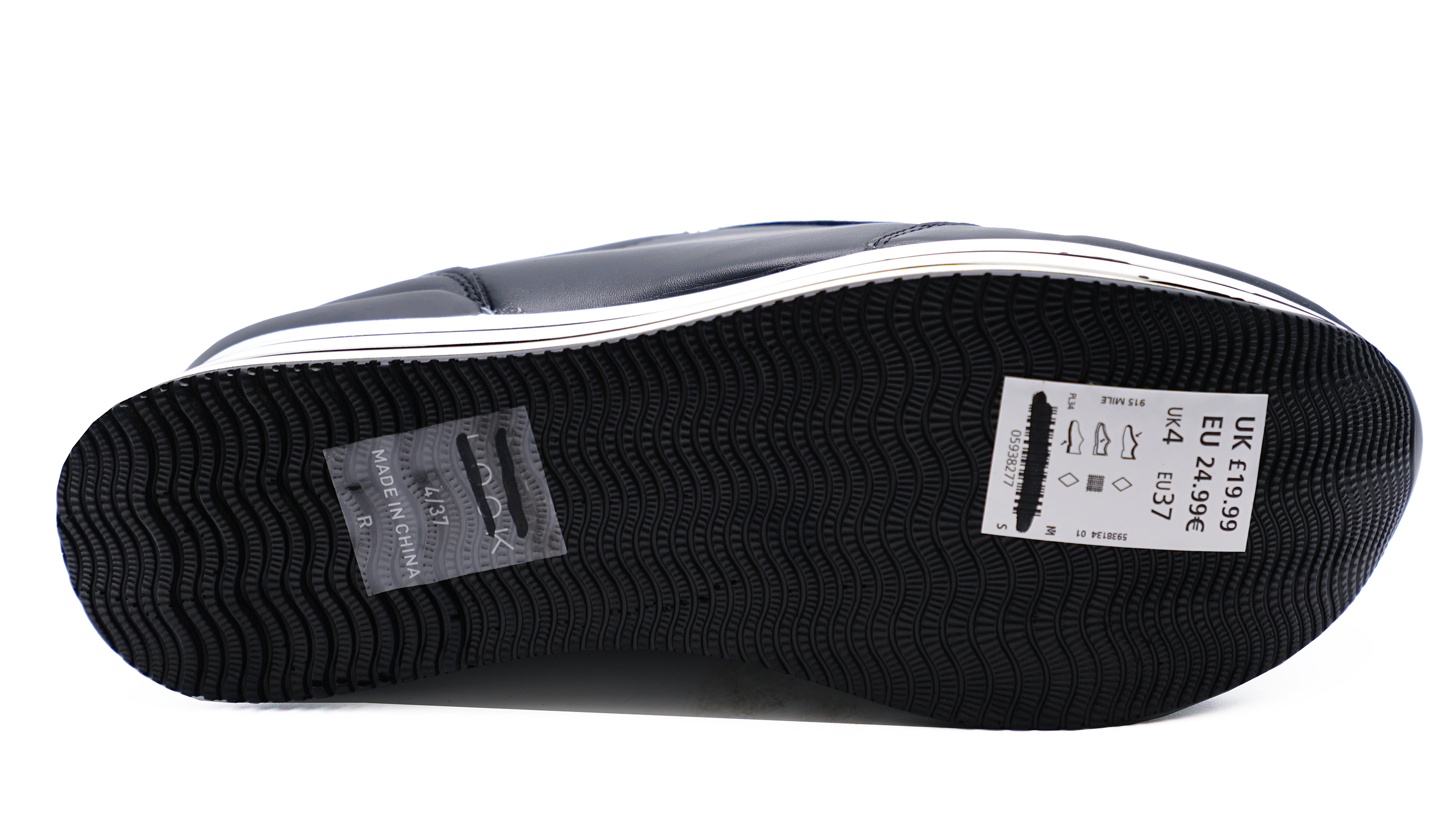 black platform plimsolls