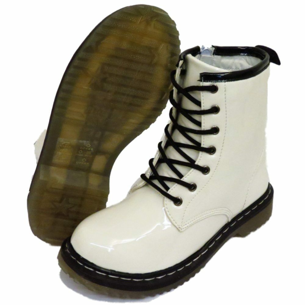 childrens white boots