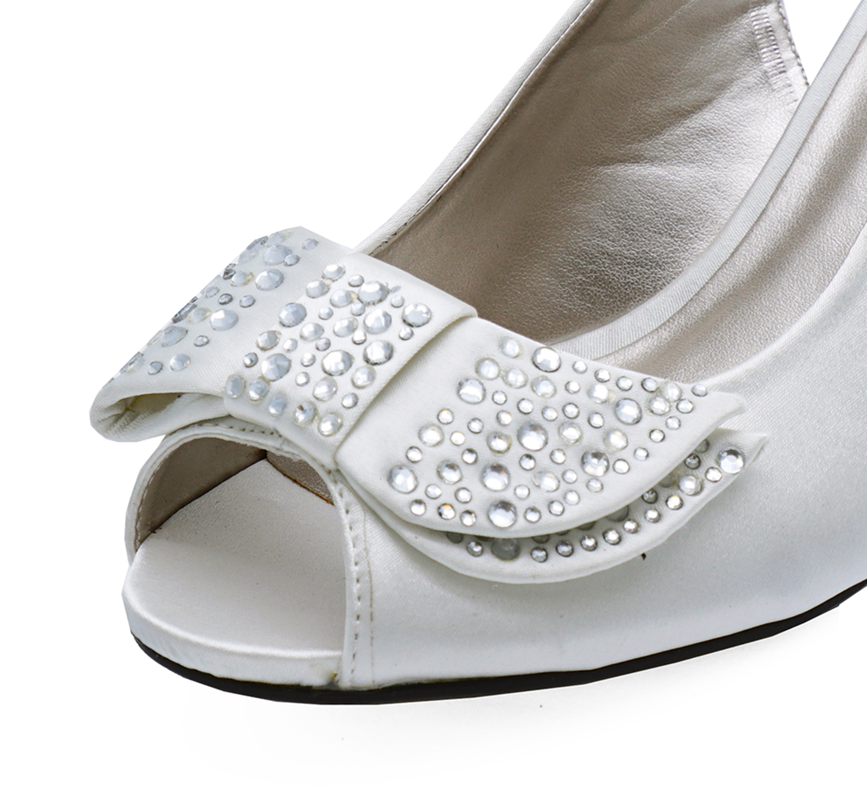ivory diamante wedding shoes