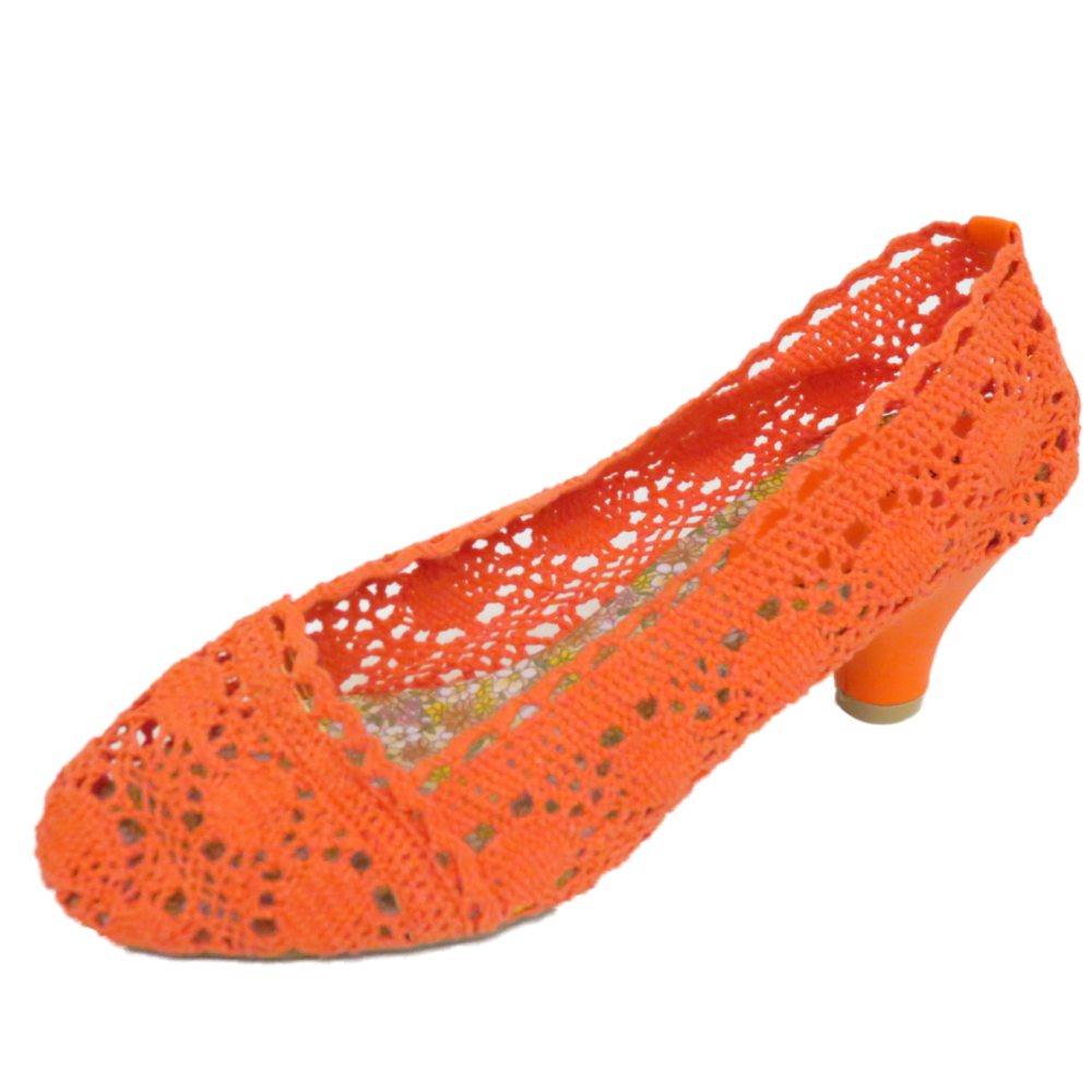 ladies orange shoes