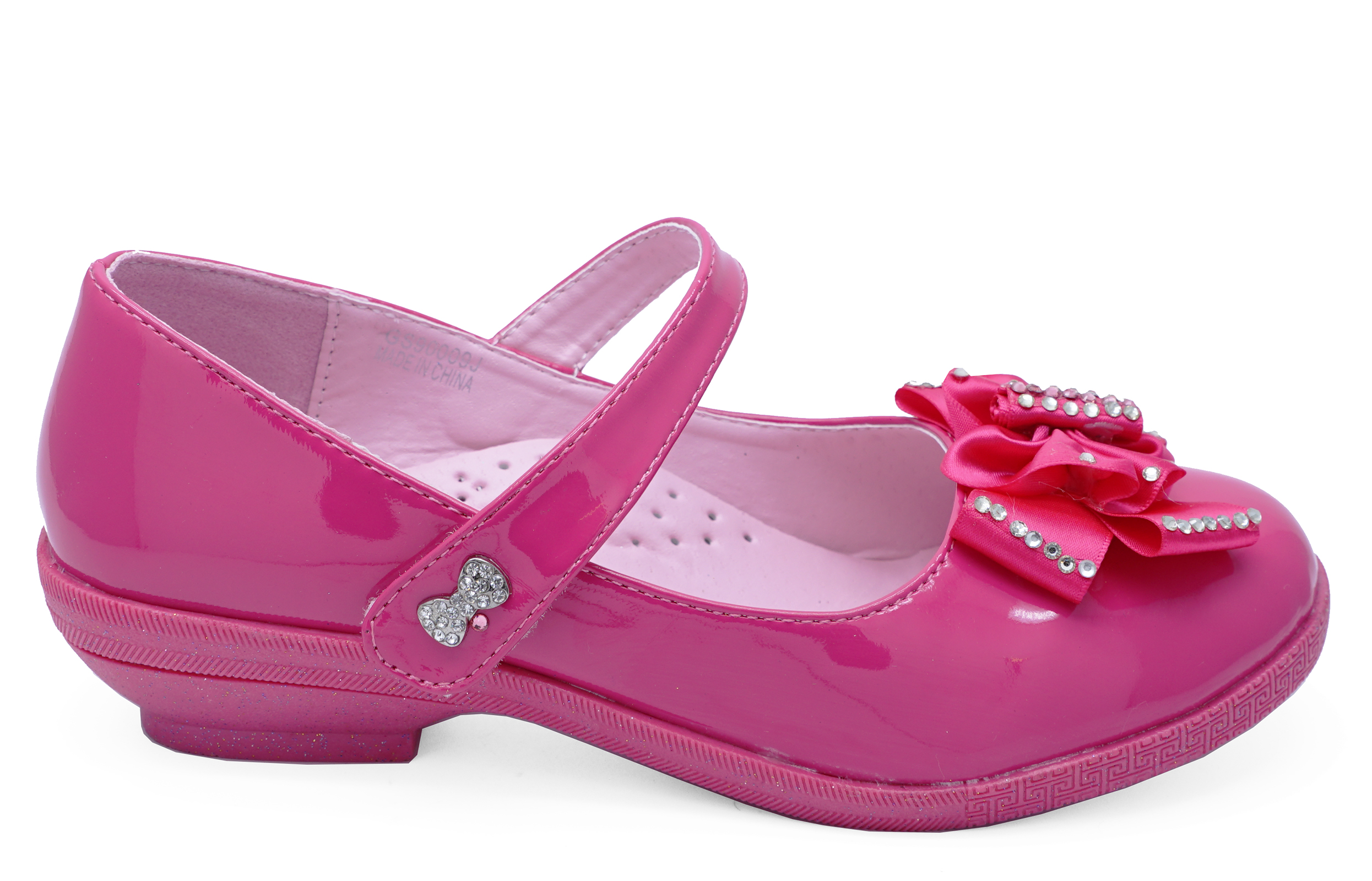 girls pink dolly shoes