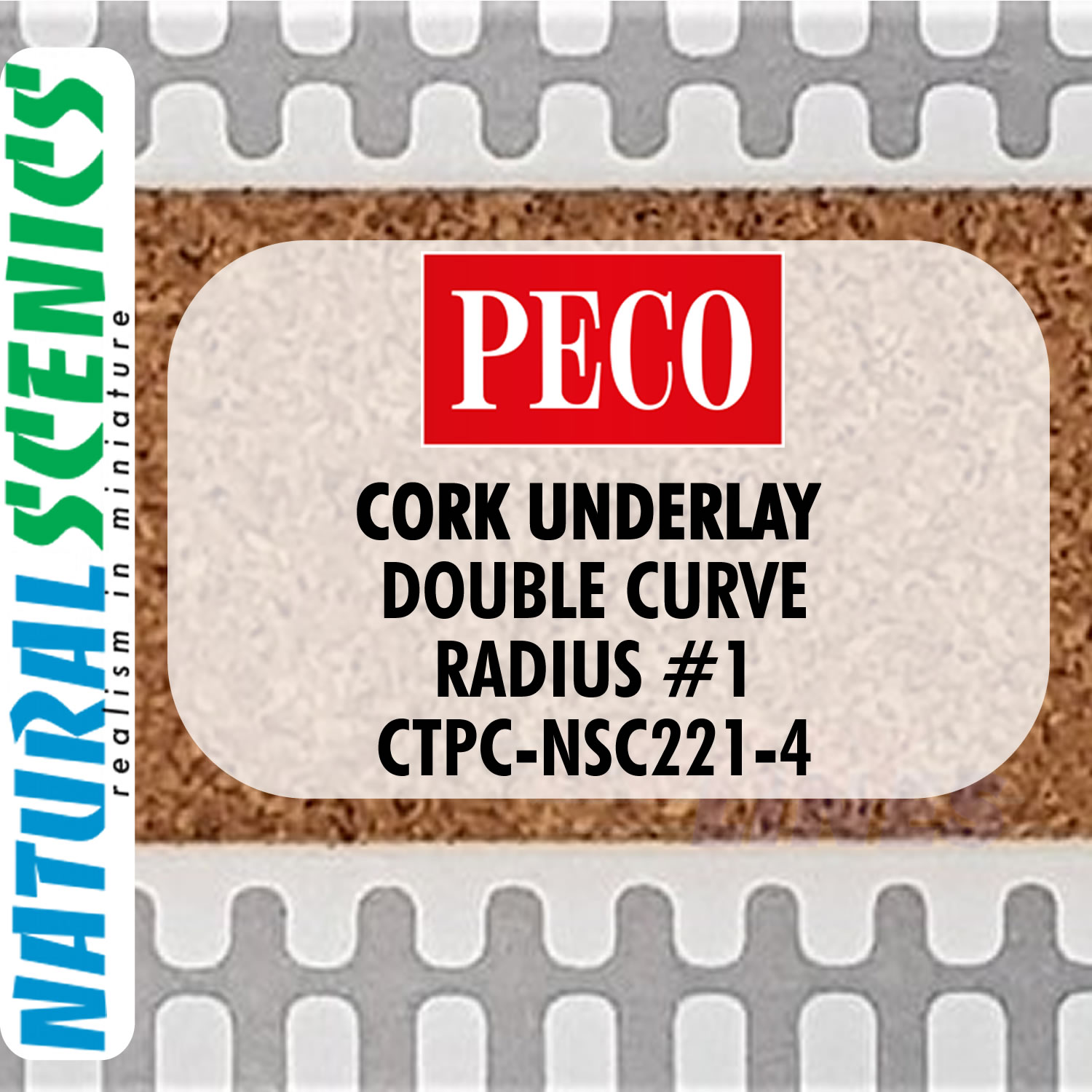 CORK UNDERLAY OO HO Range for PECO HORNBY Track ranges Natural Scenics - Picture 15 of 57