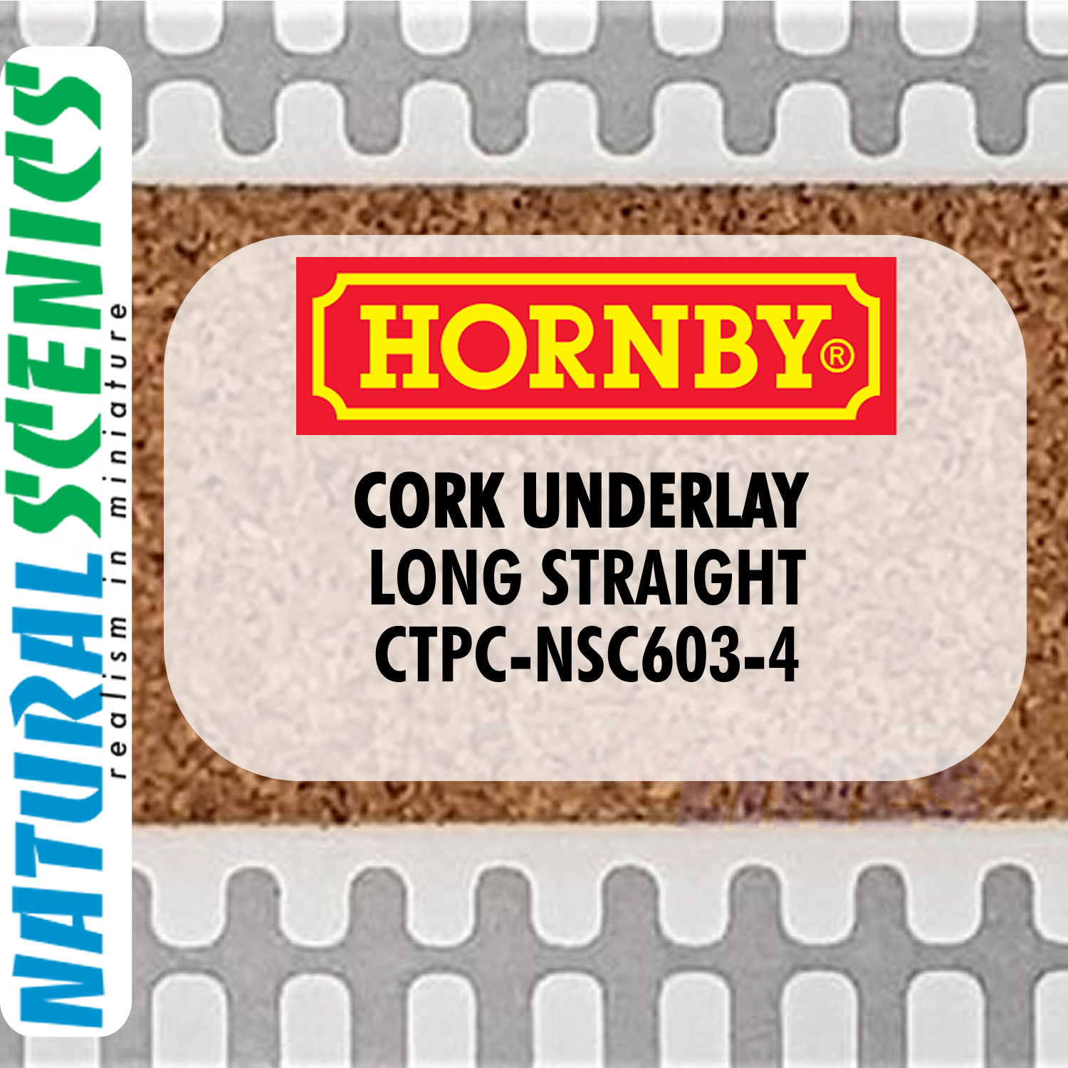 CORK UNDERLAY OO HO Range for PECO HORNBY Track ranges Natural Scenics - Picture 32 of 57