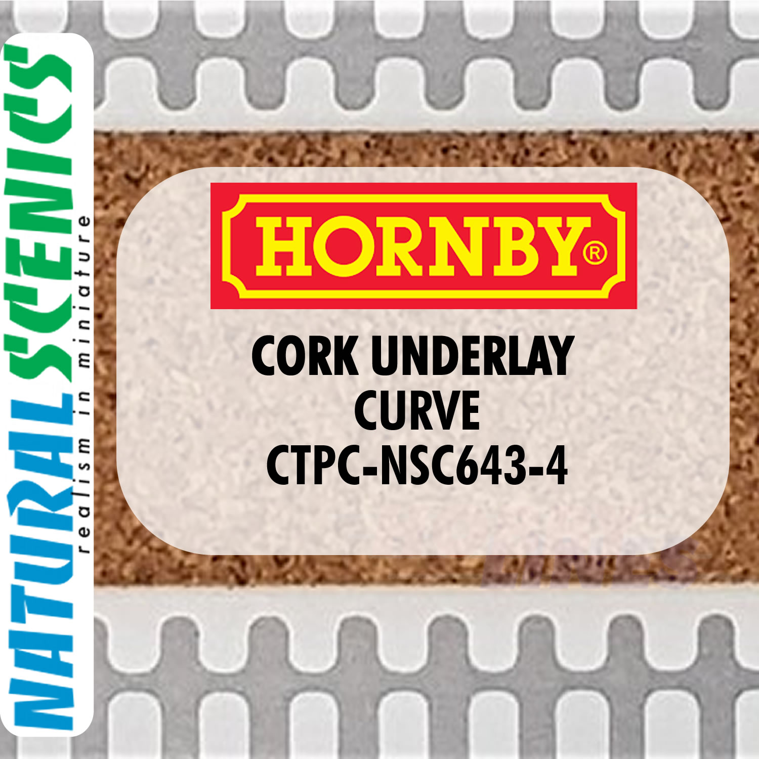CORK UNDERLAY OO HO Range for PECO HORNBY Track ranges Natural Scenics - Picture 41 of 57