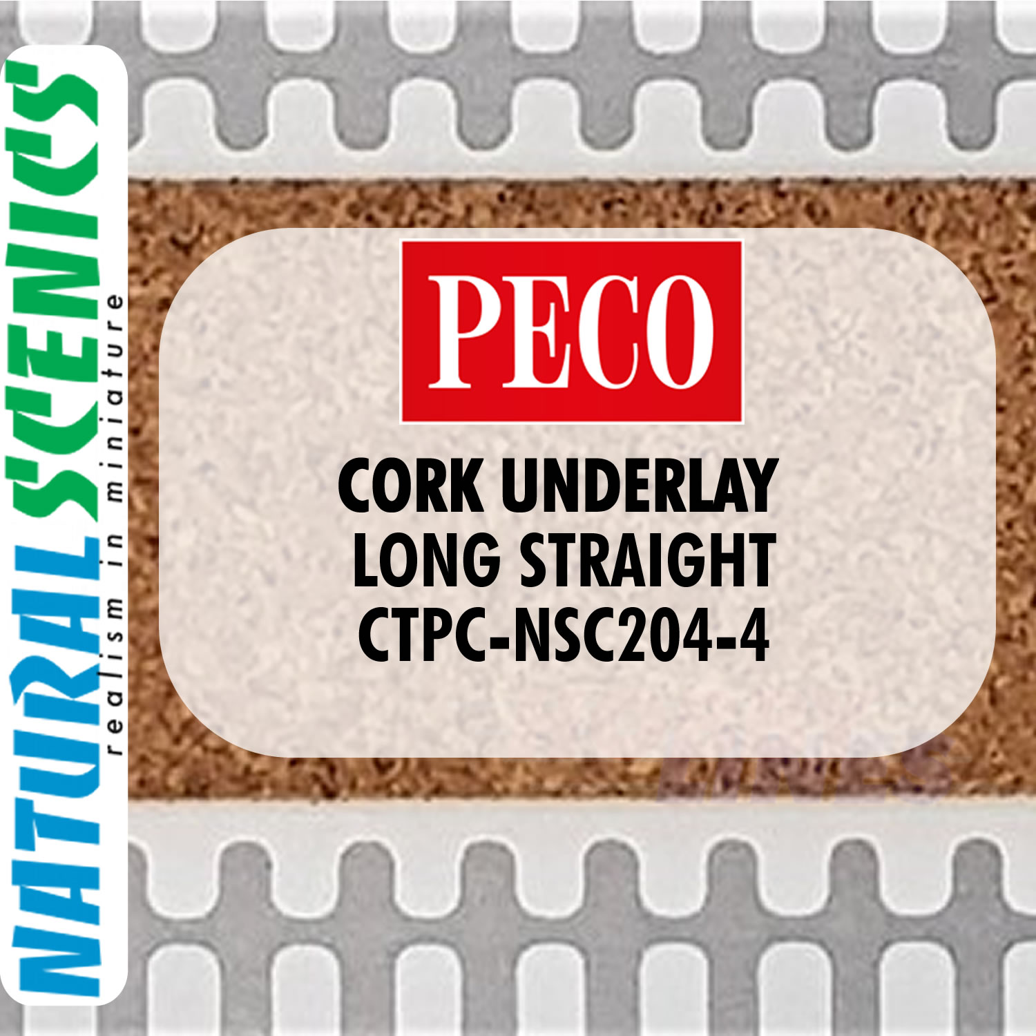 CORK UNDERLAY OO HO Range for PECO HORNBY Track ranges Natural Scenics - Picture 12 of 57