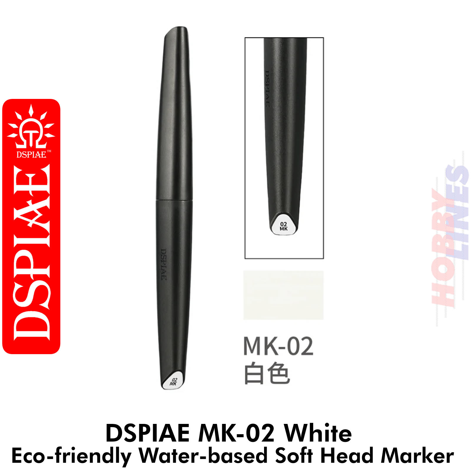 Soft Tip Acrylic Paint marker range MK series Water Based Eco-Friendly DSPIAE - Picture 10 of 20