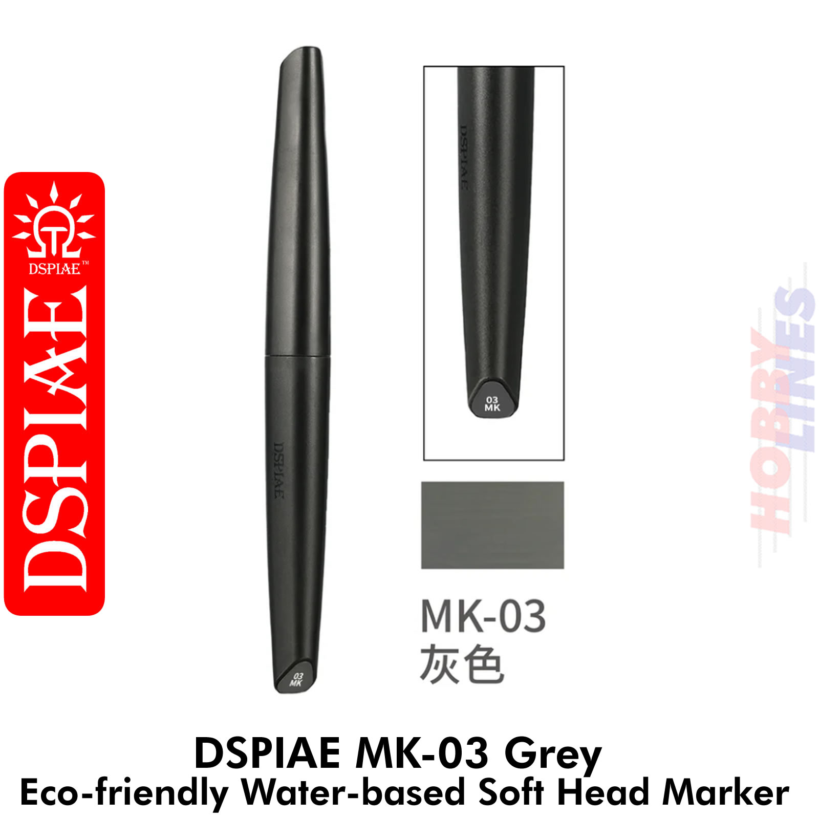 Soft Tip Acrylic Paint marker range MK series Water Based Eco-Friendly DSPIAE - Picture 11 of 20