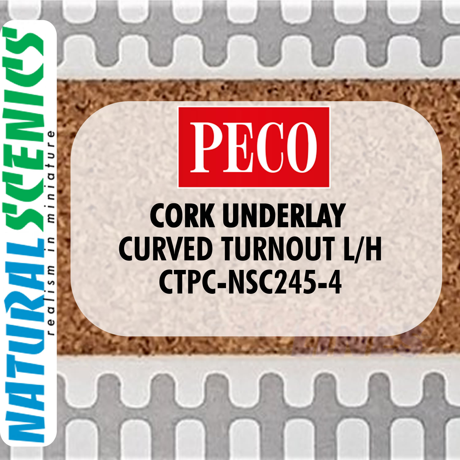 CORK UNDERLAY OO HO Range for PECO HORNBY Track ranges Natural Scenics - Picture 27 of 57
