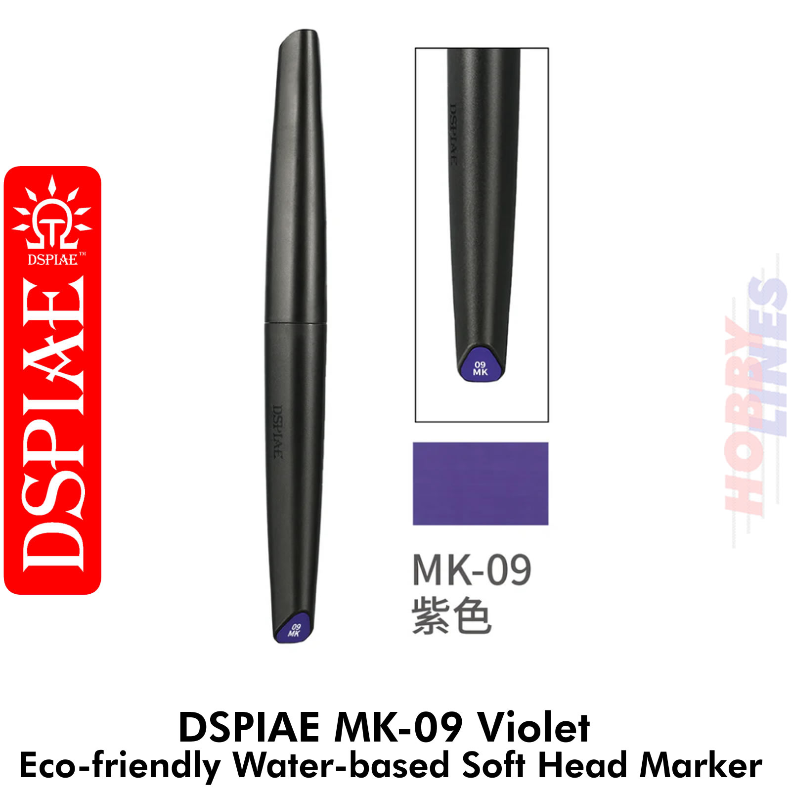 Soft Tip Acrylic Paint marker range MK series Water Based Eco-Friendly DSPIAE - Picture 17 of 20