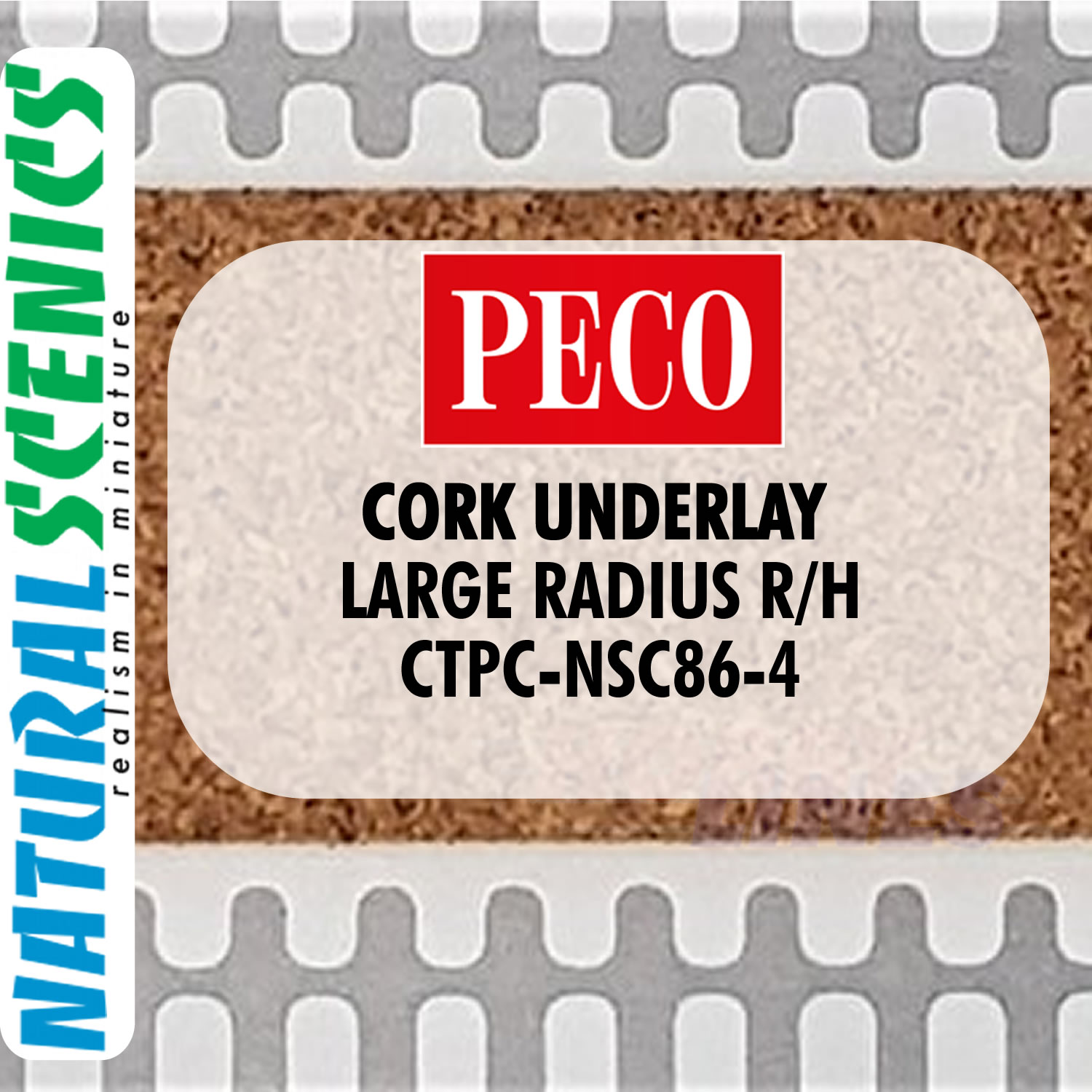 CORK UNDERLAY OO HO Range for PECO HORNBY Track ranges Natural Scenics - Picture 51 of 57