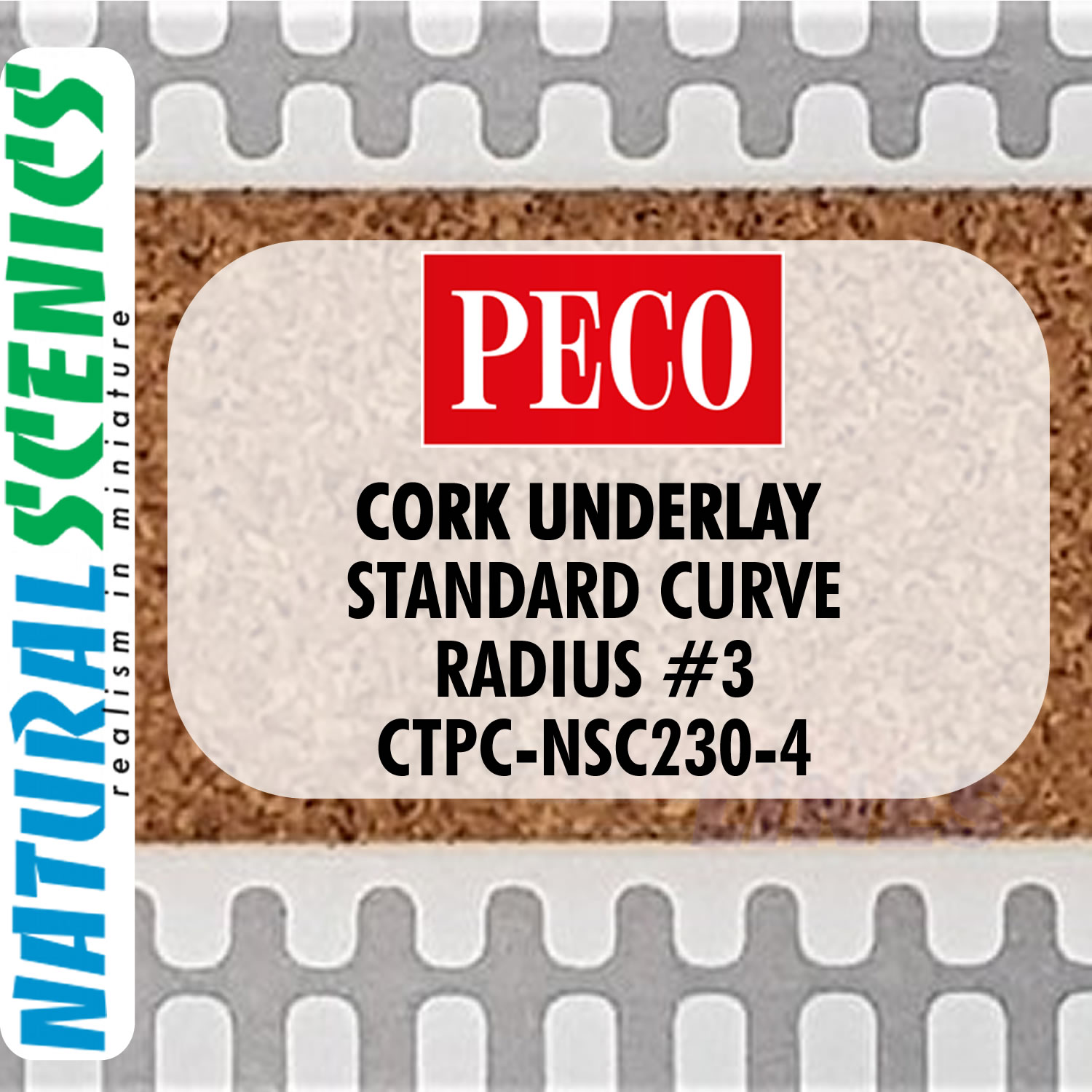 CORK UNDERLAY OO HO Range for PECO HORNBY Track ranges Natural Scenics - Picture 20 of 57