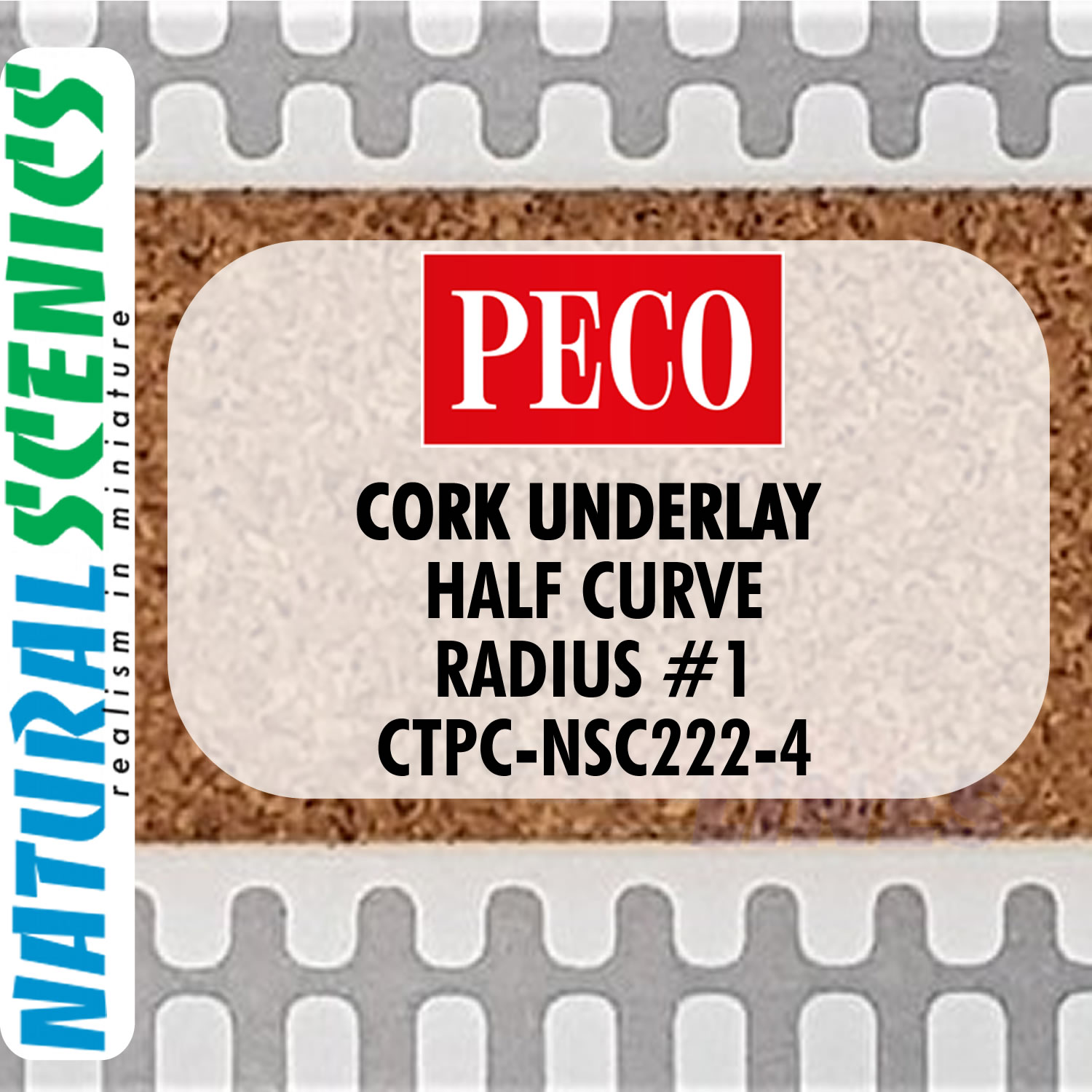 CORK UNDERLAY OO HO Range for PECO HORNBY Track ranges Natural Scenics - Picture 16 of 57