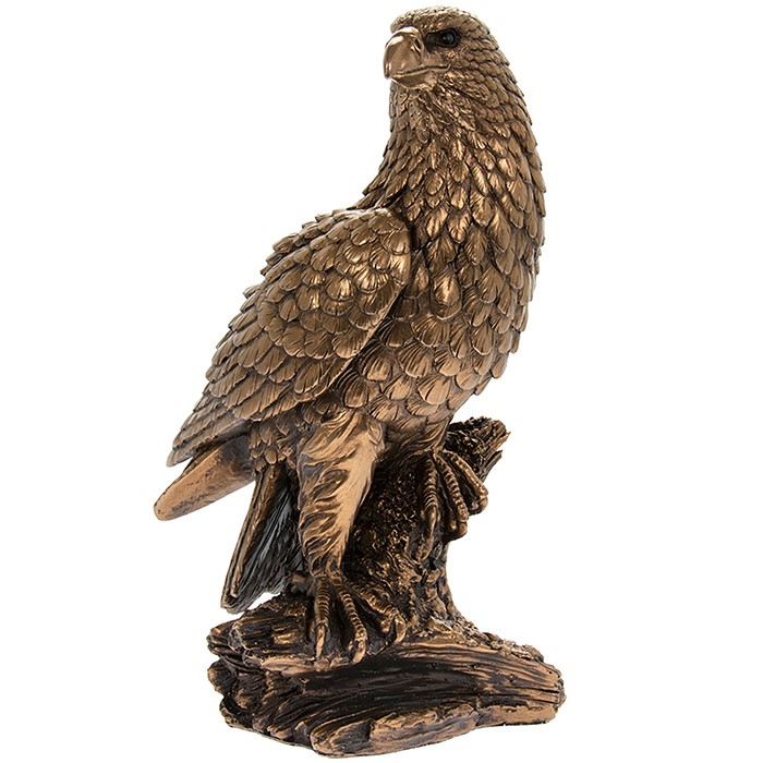 Bronze Effect Eagle Ornament Figure Statue Sculpture Figurine Bird Of ...