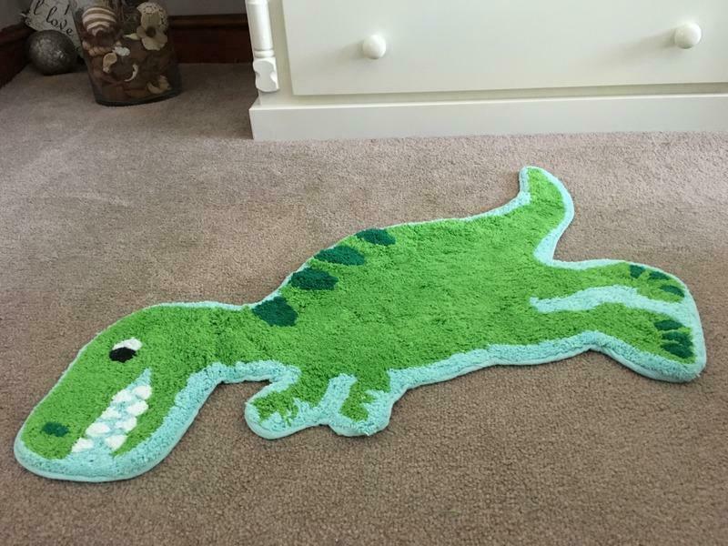 DINOSAUR Rug Kids TREX Cotton Bedroom Carpet Mat Nursery Childrens