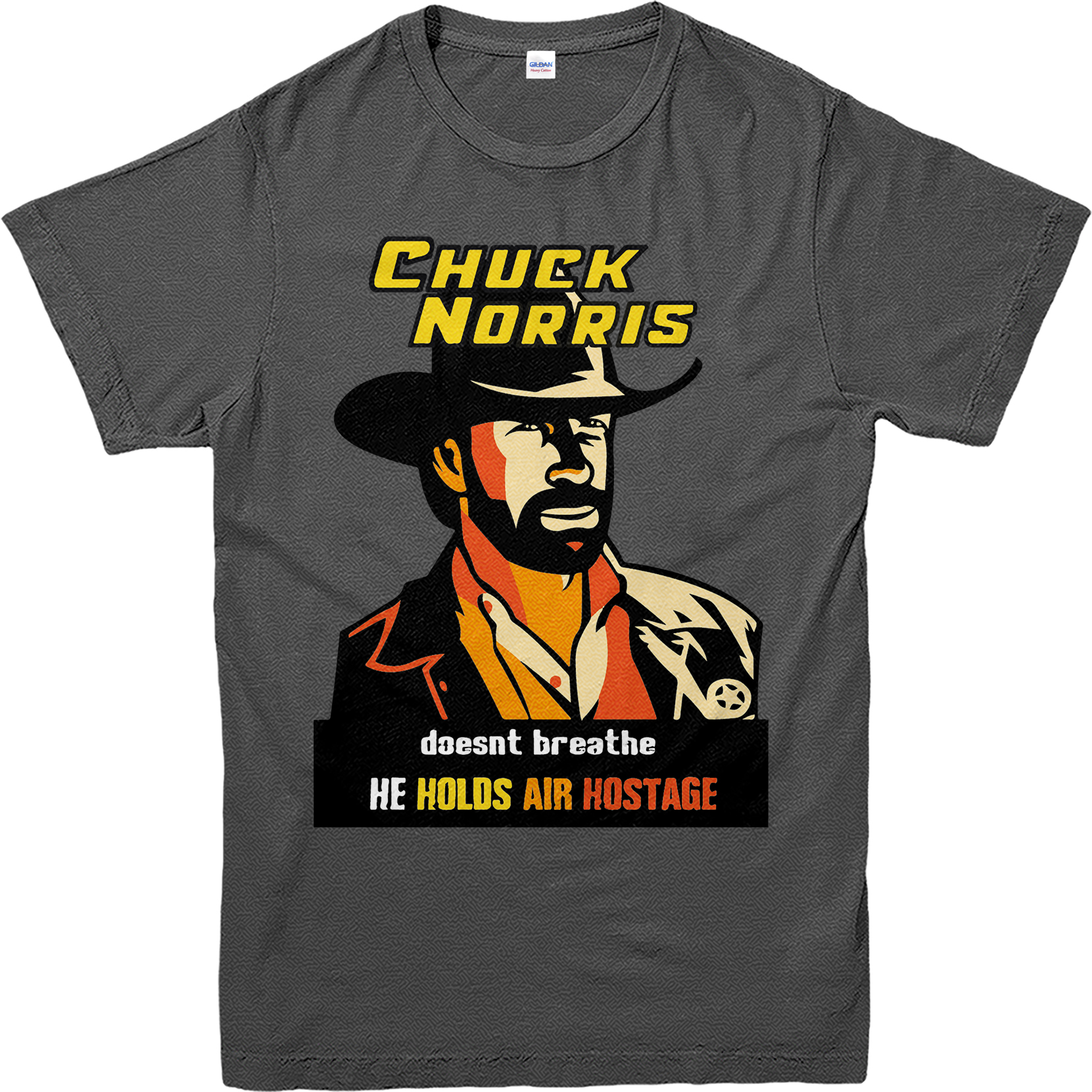 chuck norris no shirt