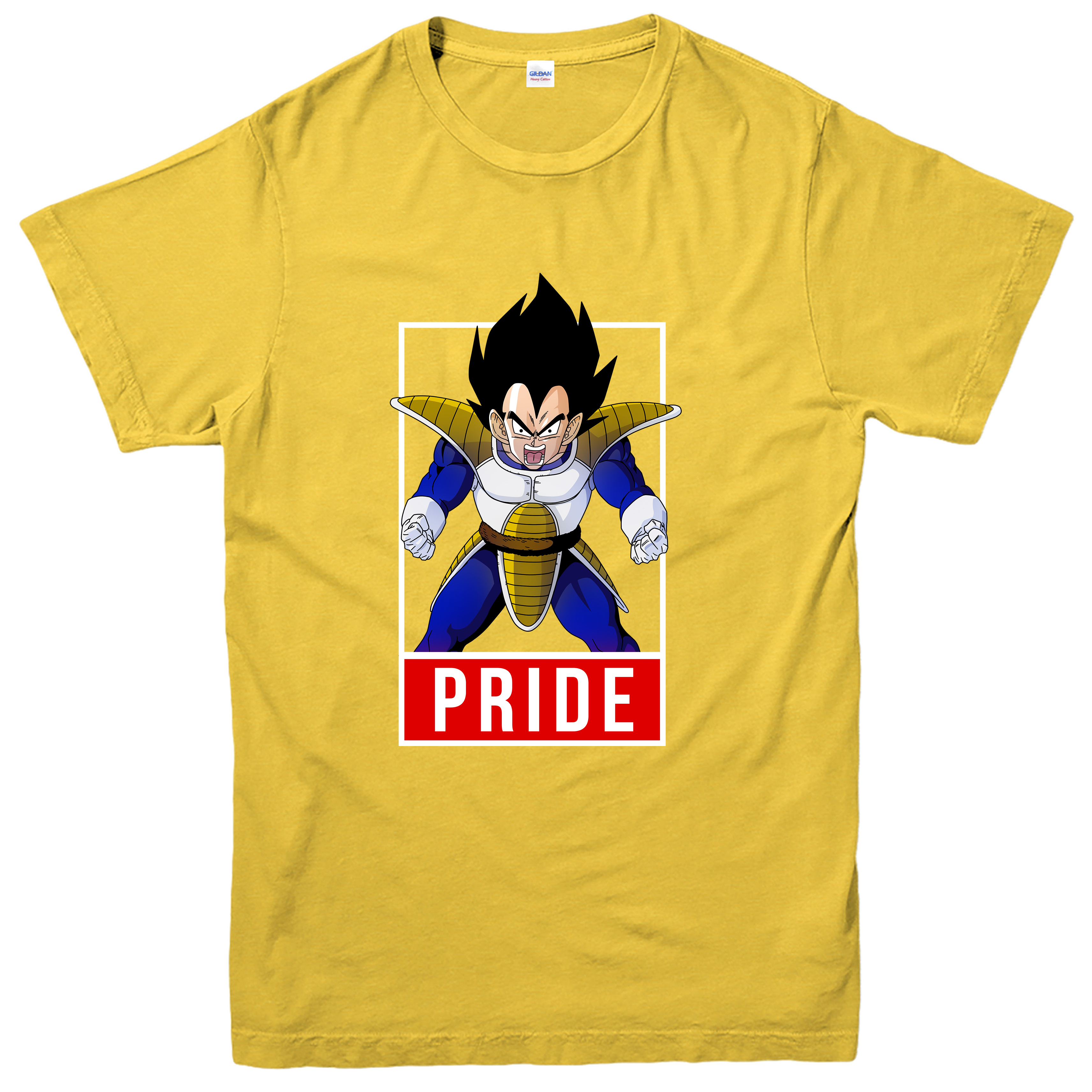 Vegeta Pride T-shirt, Dragon Ball Z Festive Design Tee Top | eBay